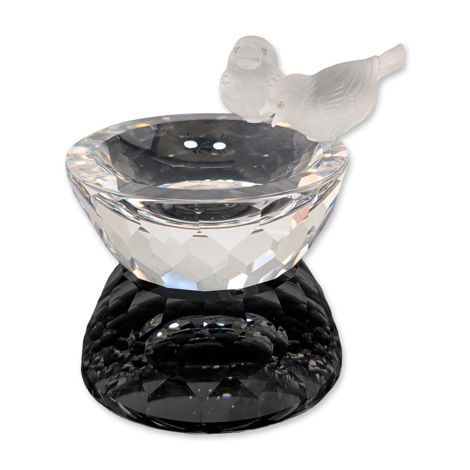 Swarovski Crystal Bird Bath Figurine (1 of 4)