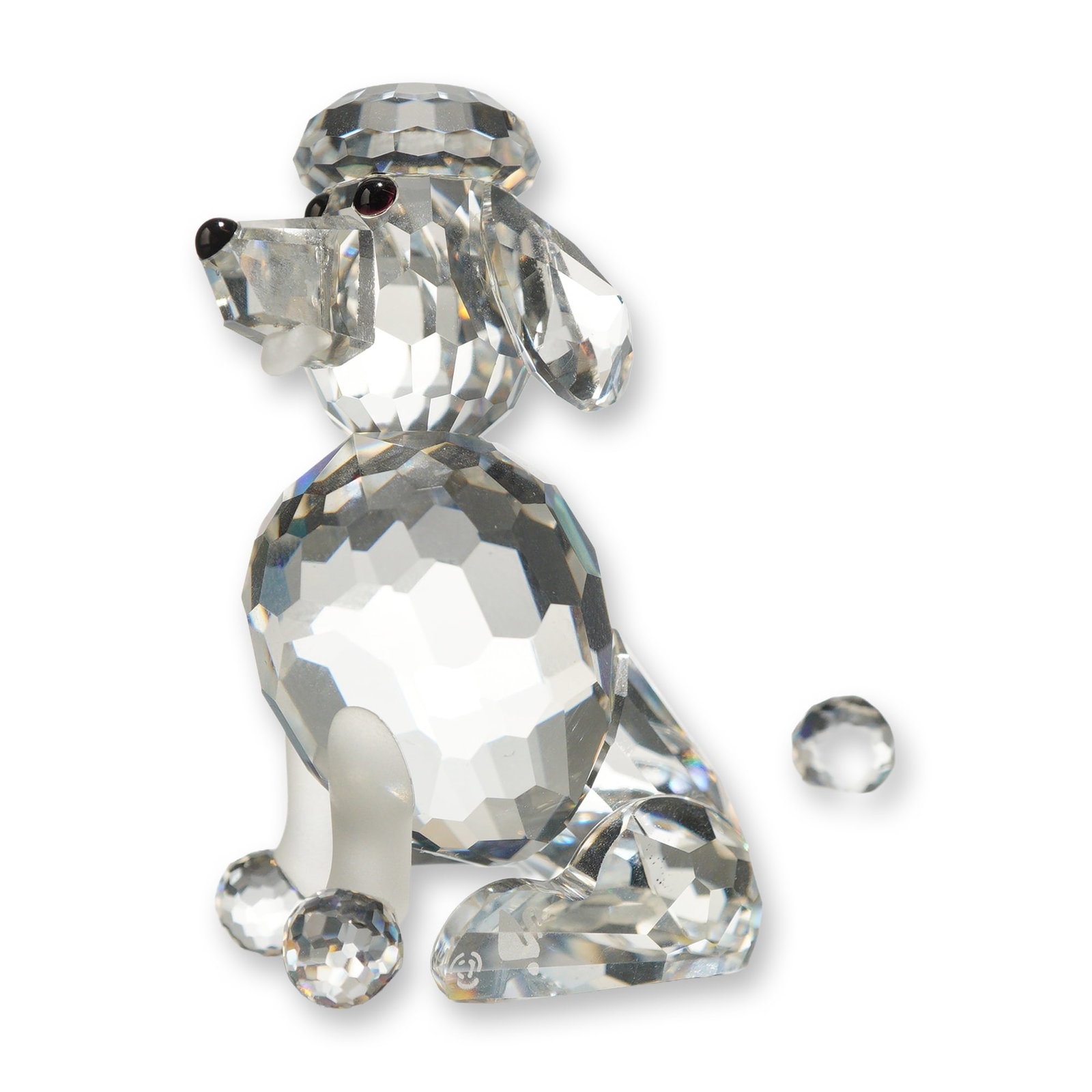 Swarovski Crystal Sitting Poodle Figurine (1 of 5)