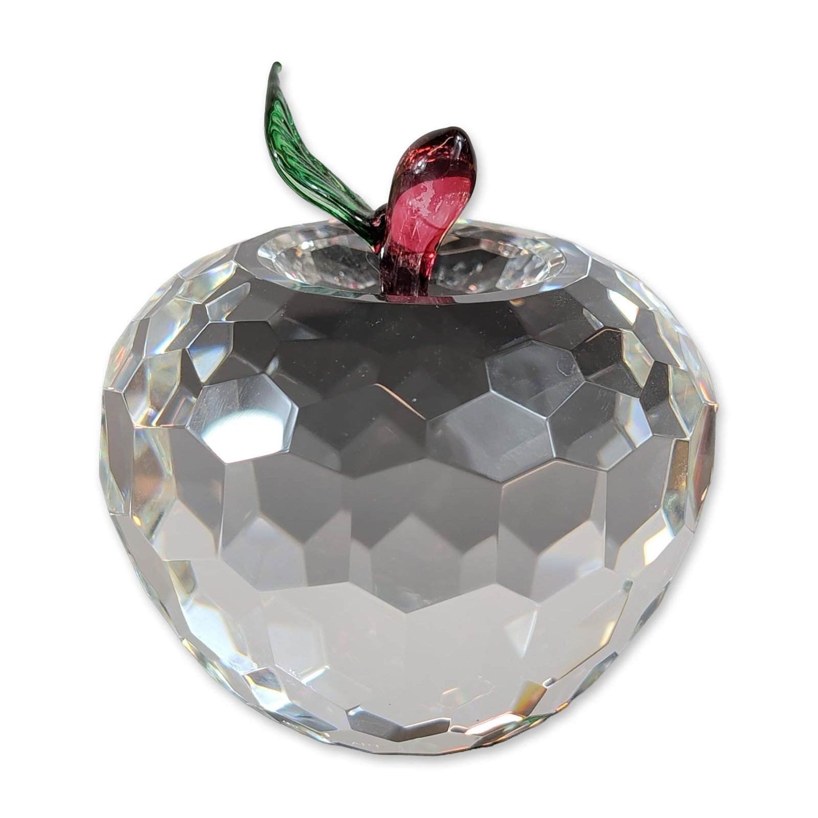 NYC Art Faceted Crystal Apple Figurine (1 of 4)