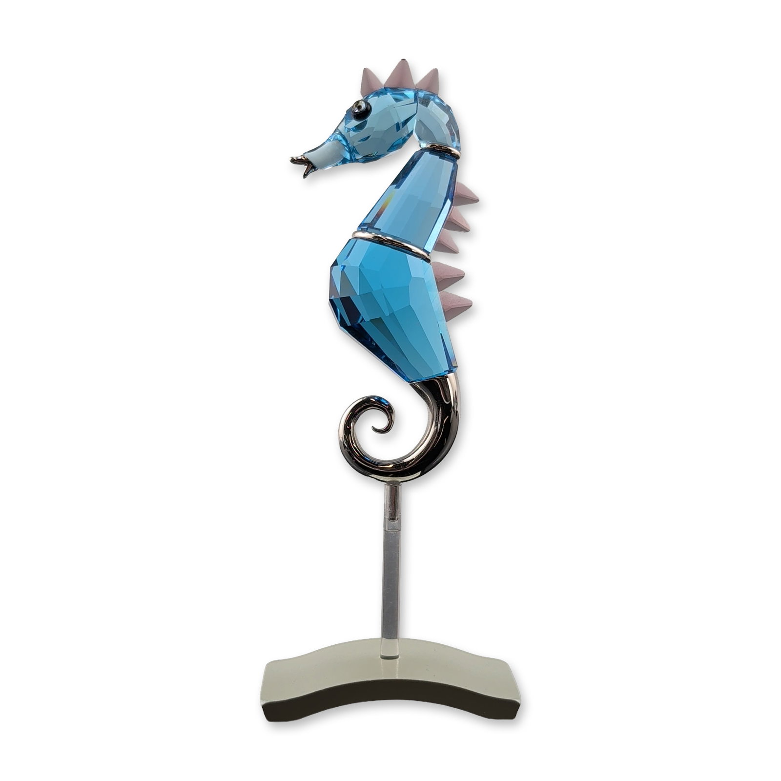 Swarovski Crystal Seahorse Figurine, Chipili Aquamarine (1 of 4)