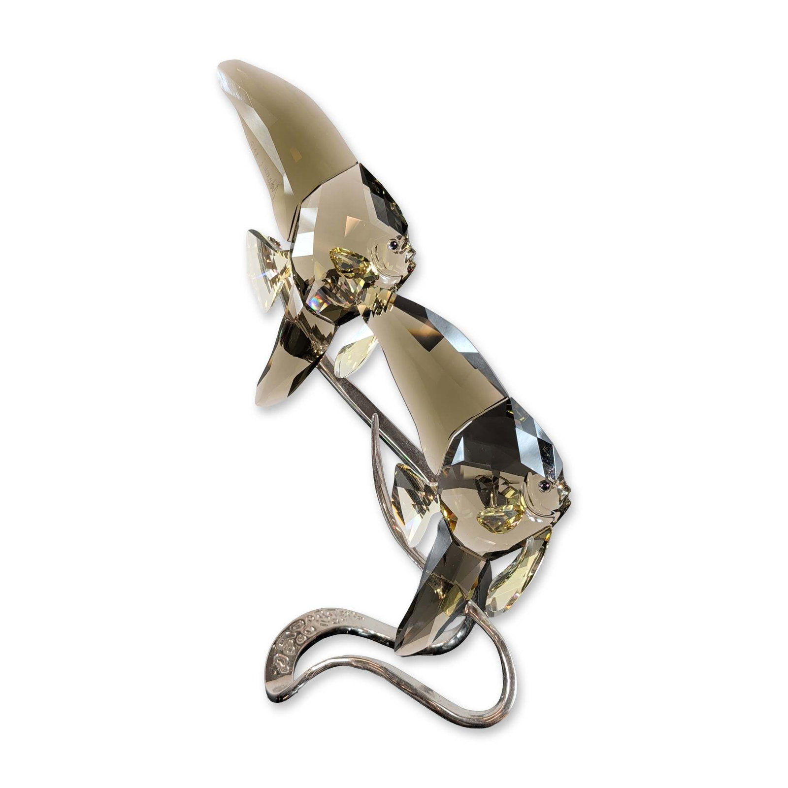 Swarovski Smoky Crystal Paradise Figurine, Batfish, Signed (1 of 4)