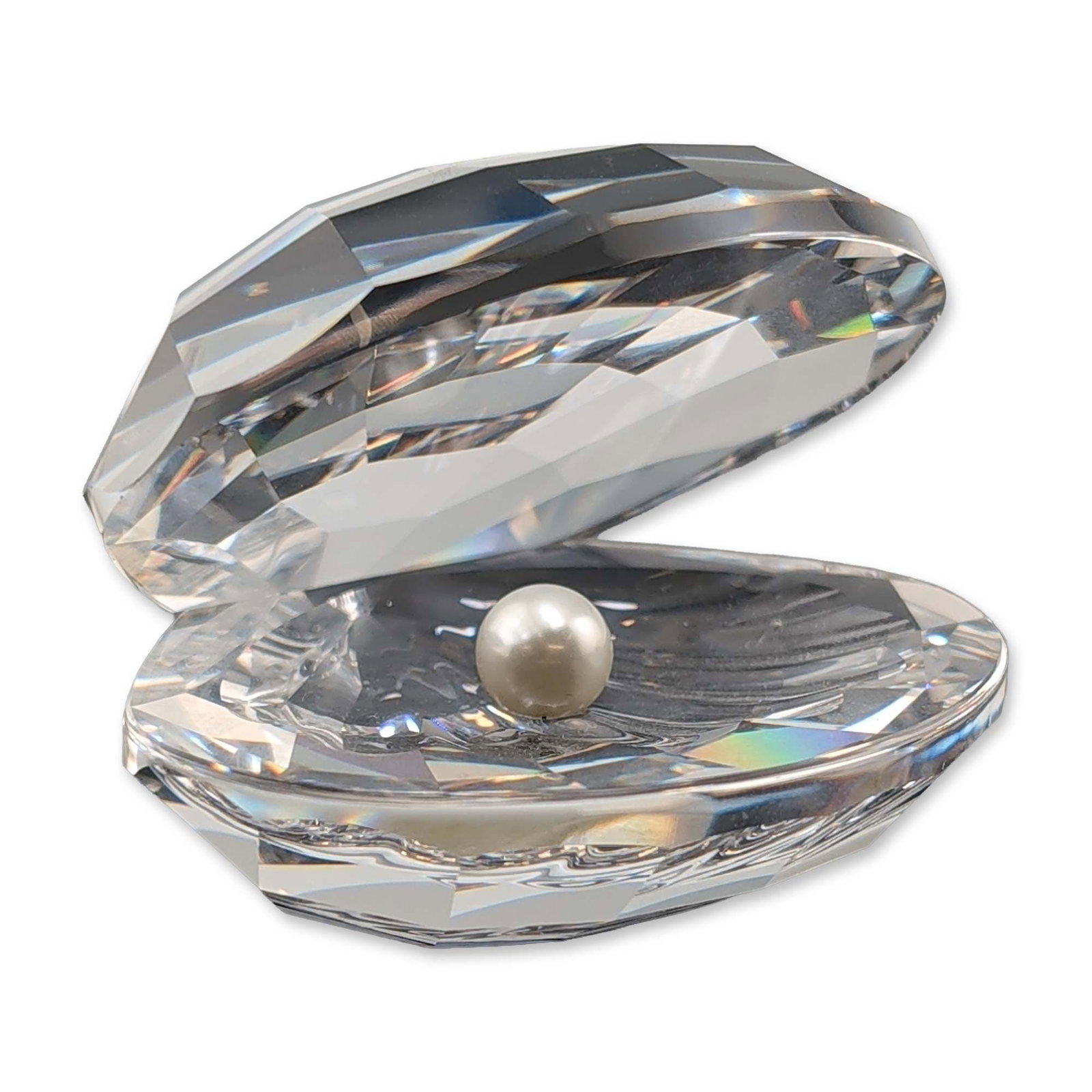 Swarovski Crystal Oyster Shell with Pearl Figurine (1 of 5)