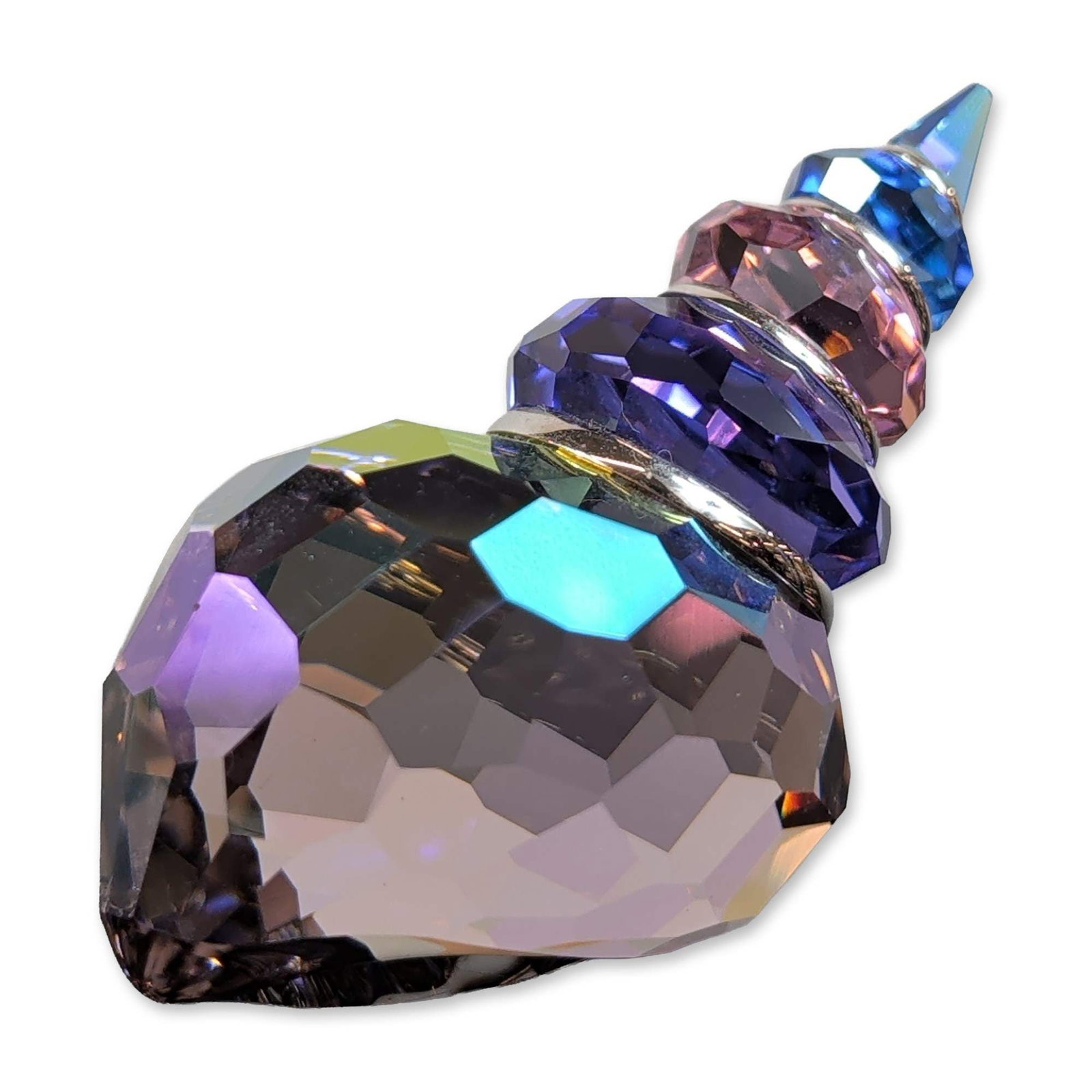 Swarovski South Sea Crystal Figurine, Corunna Blue Violet (1 of 4)