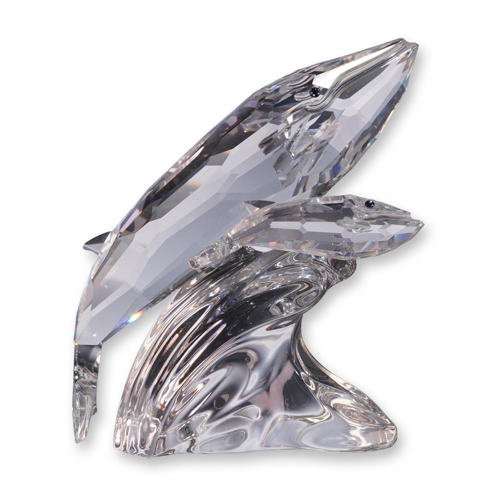 Swarovski Crystal 1992 Annual Edition Figurine, Care For Me Whales (1 of 5)