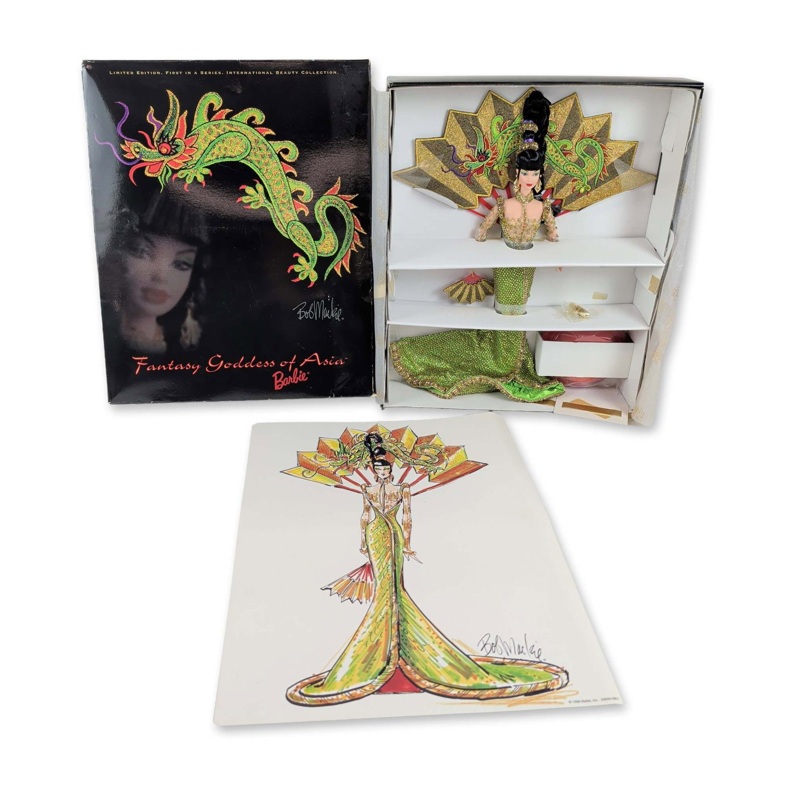 Bob Mackie Fantasy Goddess of Asia Barbie Doll (1 of 6)