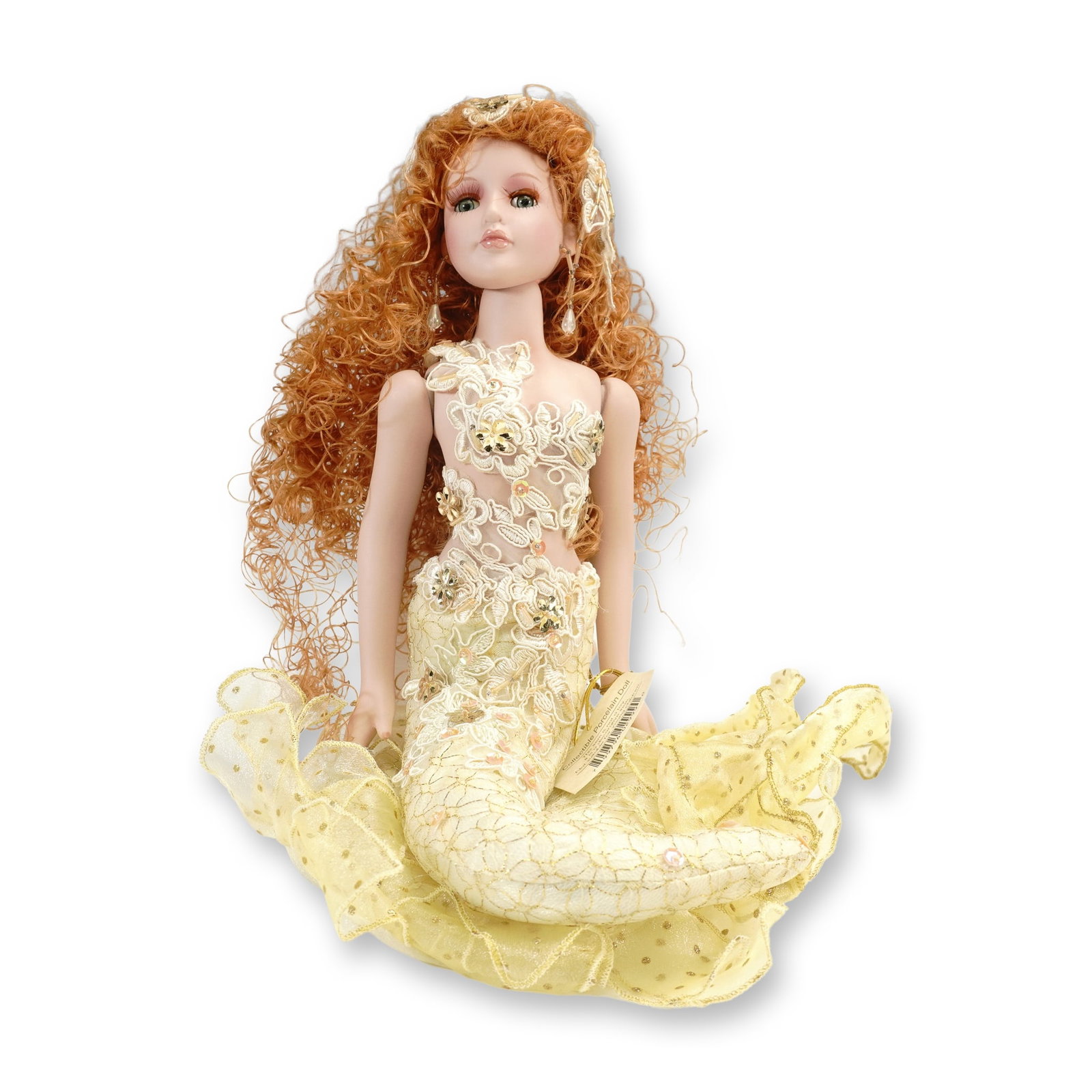 Show-Stoppers Inc Porcelain Doll, Sea Treasure Mermaid (1 of 7)