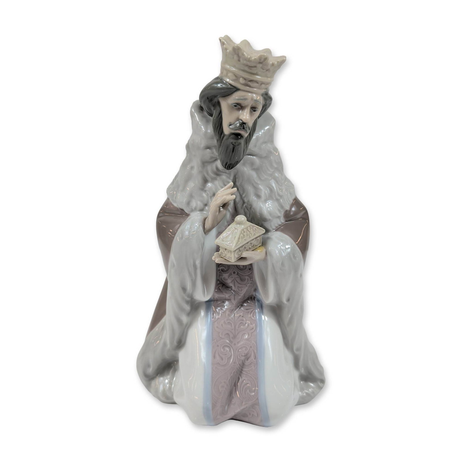 Lladro King Gaspar Porcelain Nativity Figurine 5480 (1 of 3)