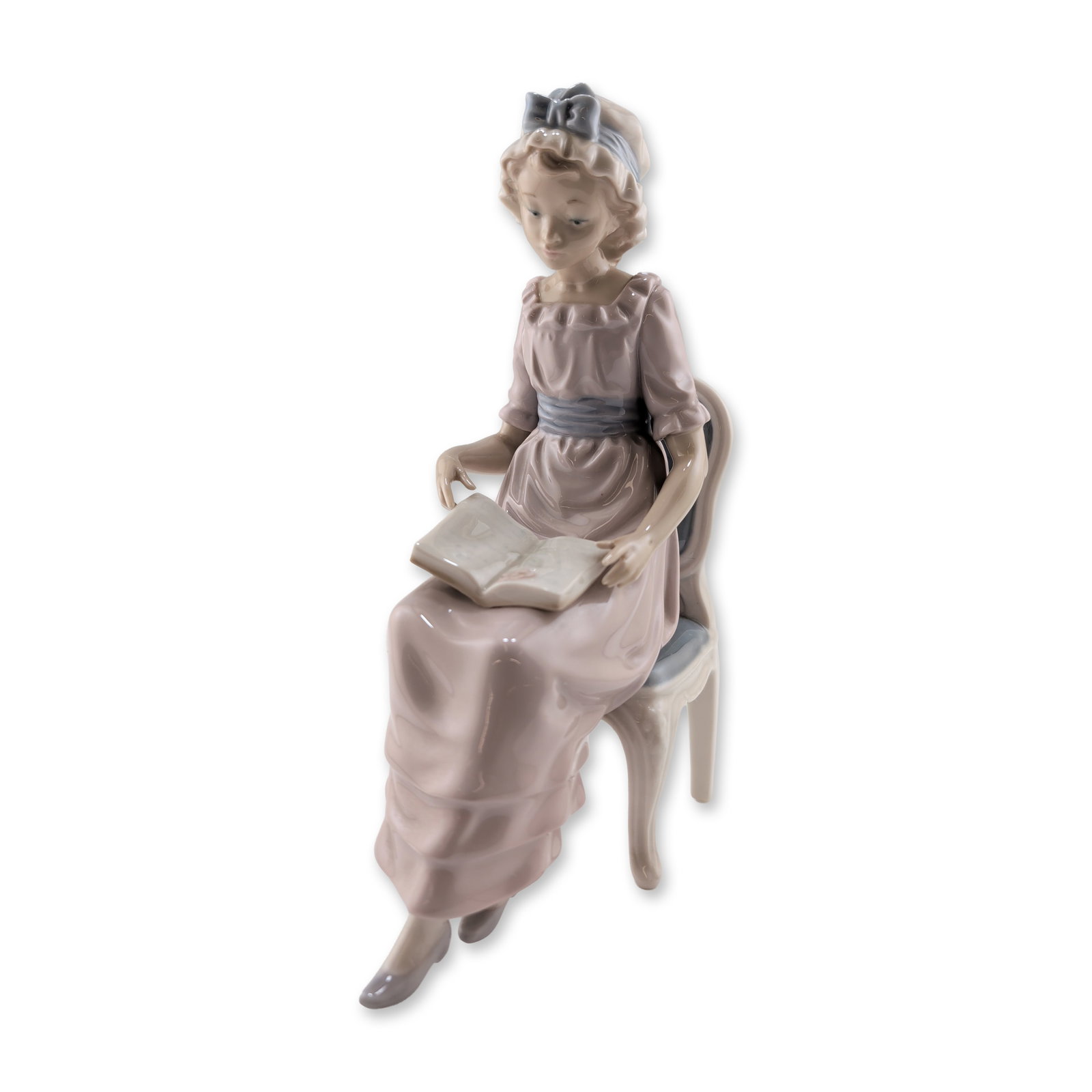 Lladro Porcelain Figurine, A Good Book 01005084 (1 of 3)