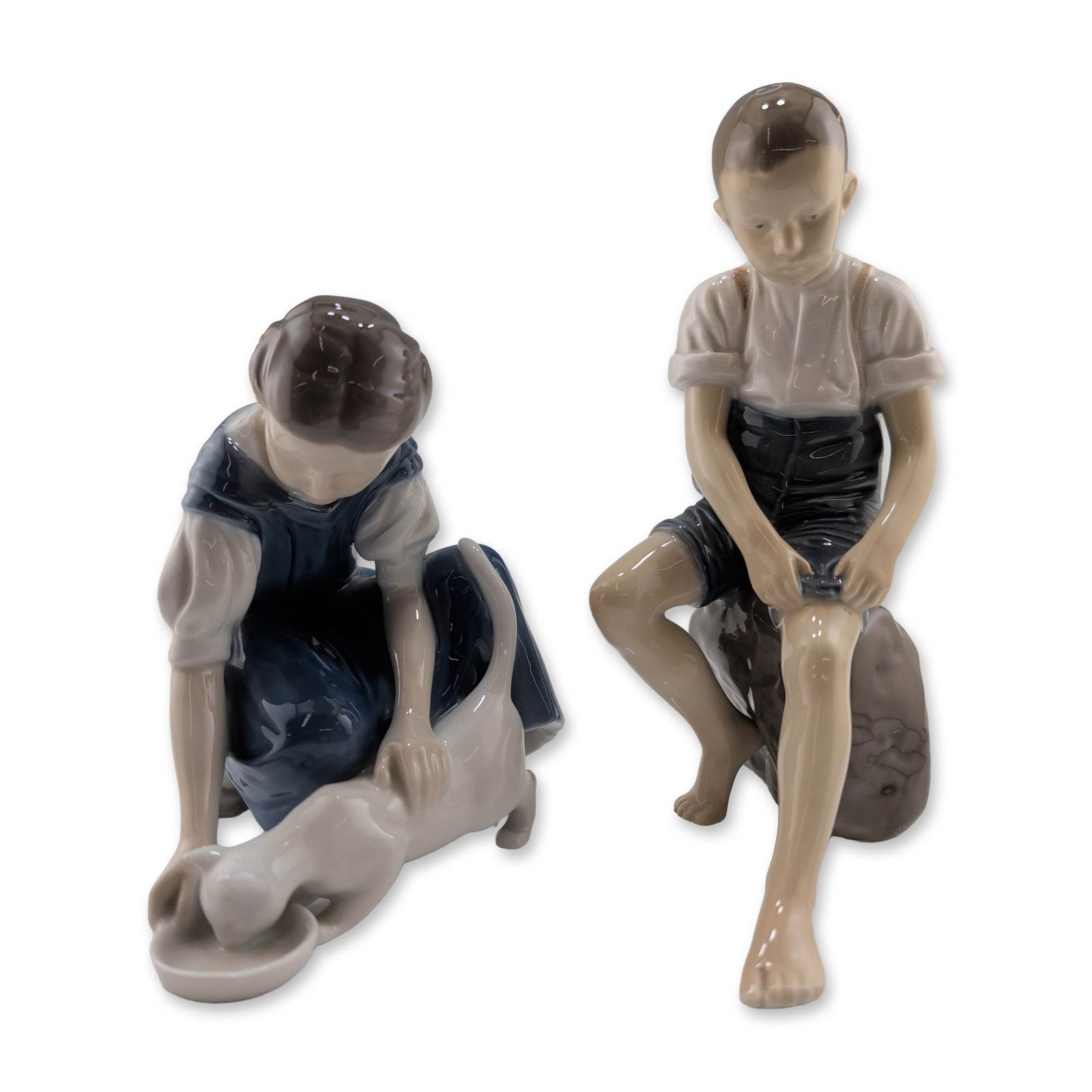 Two Bing and Grondahl Porcelain Figurines (1 of 3)