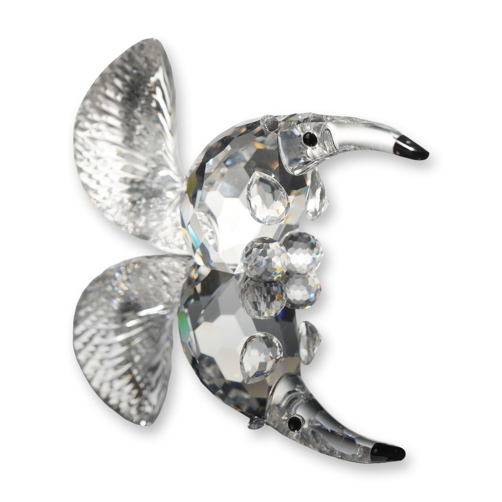 Swarovski Silver Crystal Anteater Figurine with Box (1 of 5)