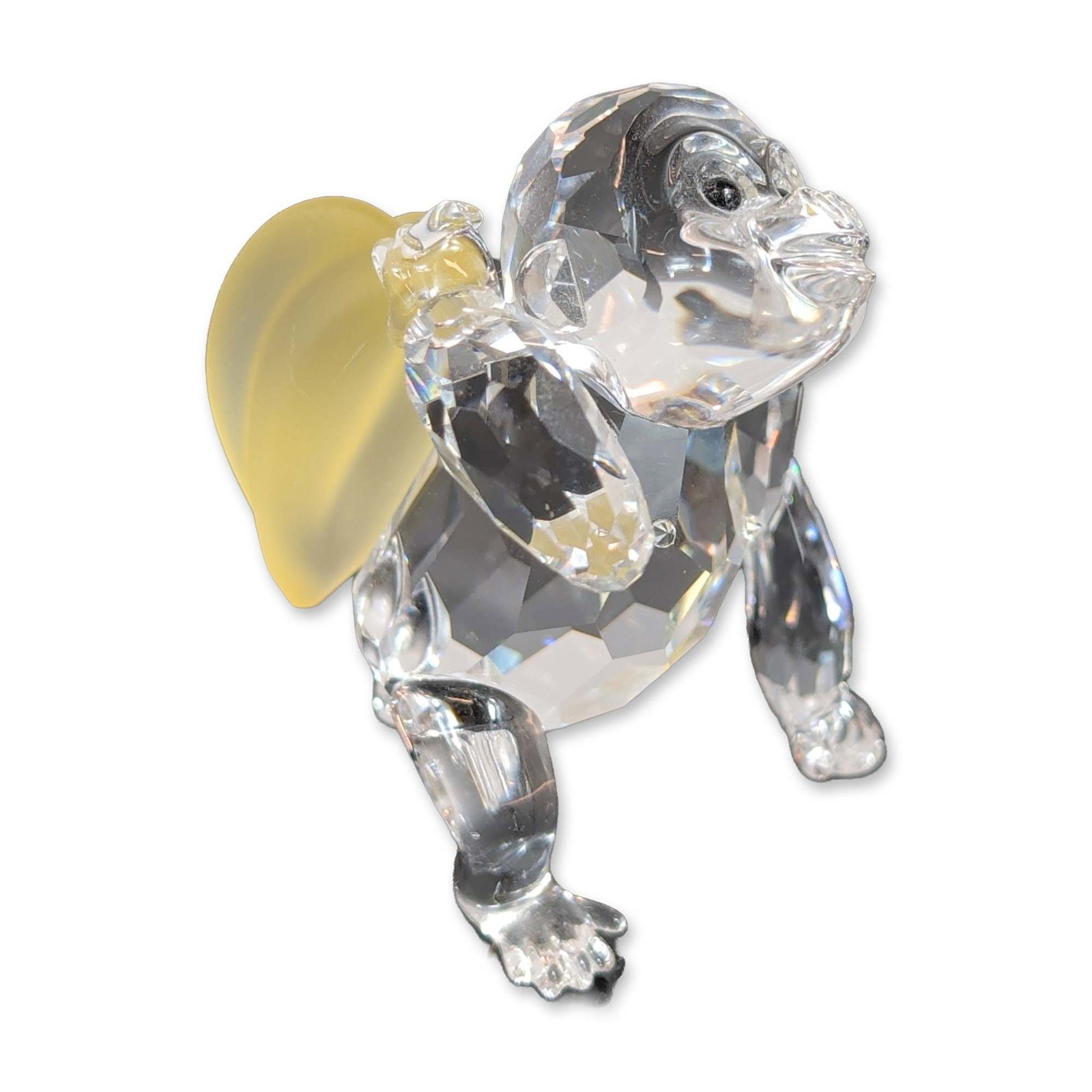 Swarovski Crystal Young Gorilla with Bananas Figurine (1 of 4)