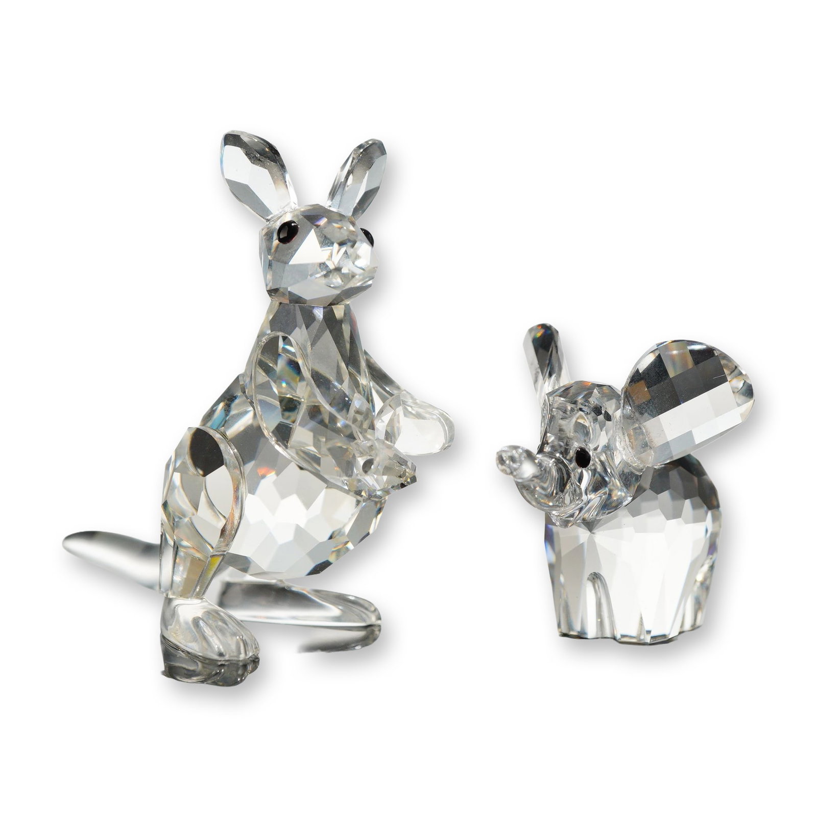 Two Swarovski Silver Crystal Animal Figurines (1 of 5)