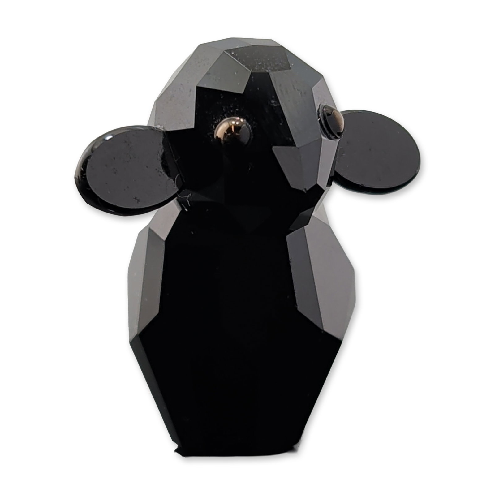 Swarovski Crystal Lovlots Figurine, Shady Jet Sheep (1 of 3)