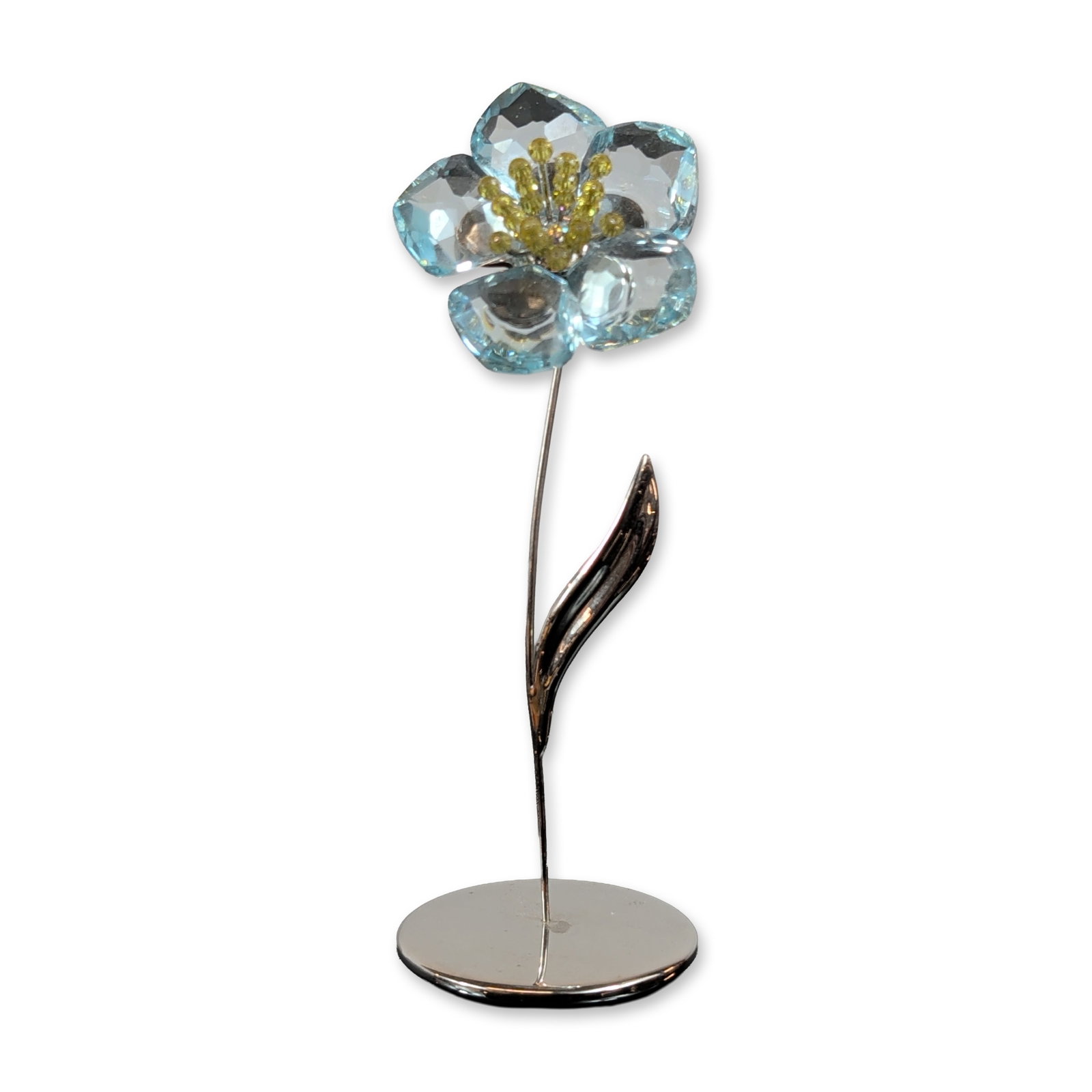 Swarovski Crystal Paradise Flower Figurine, Daeni Light Topaz (1 of 4)