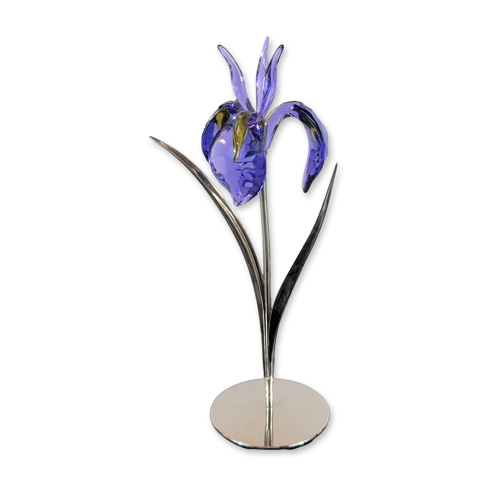 Swarovski Figurine Damboa Blue Violet Crystal Flower (1 of 4)
