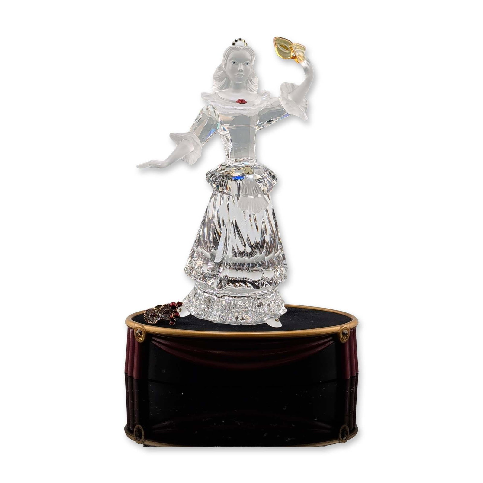 Swarovski SCS 2000 Annual Edition Columbine Figurine with Base, Pin, and COA (1 of 5)