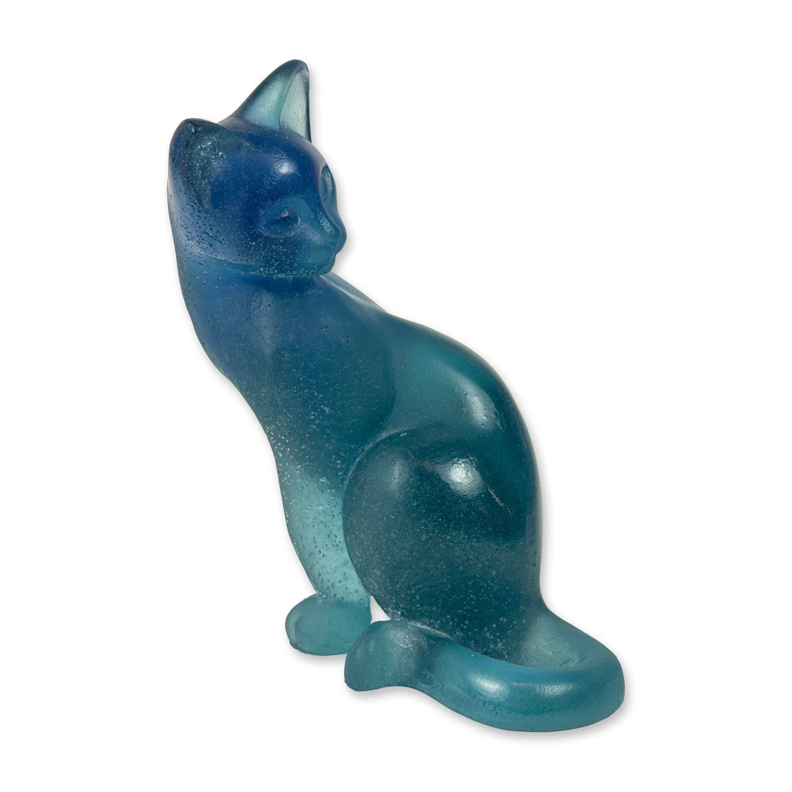 Daum Pate de Verre Cat Figurine (1 of 4)