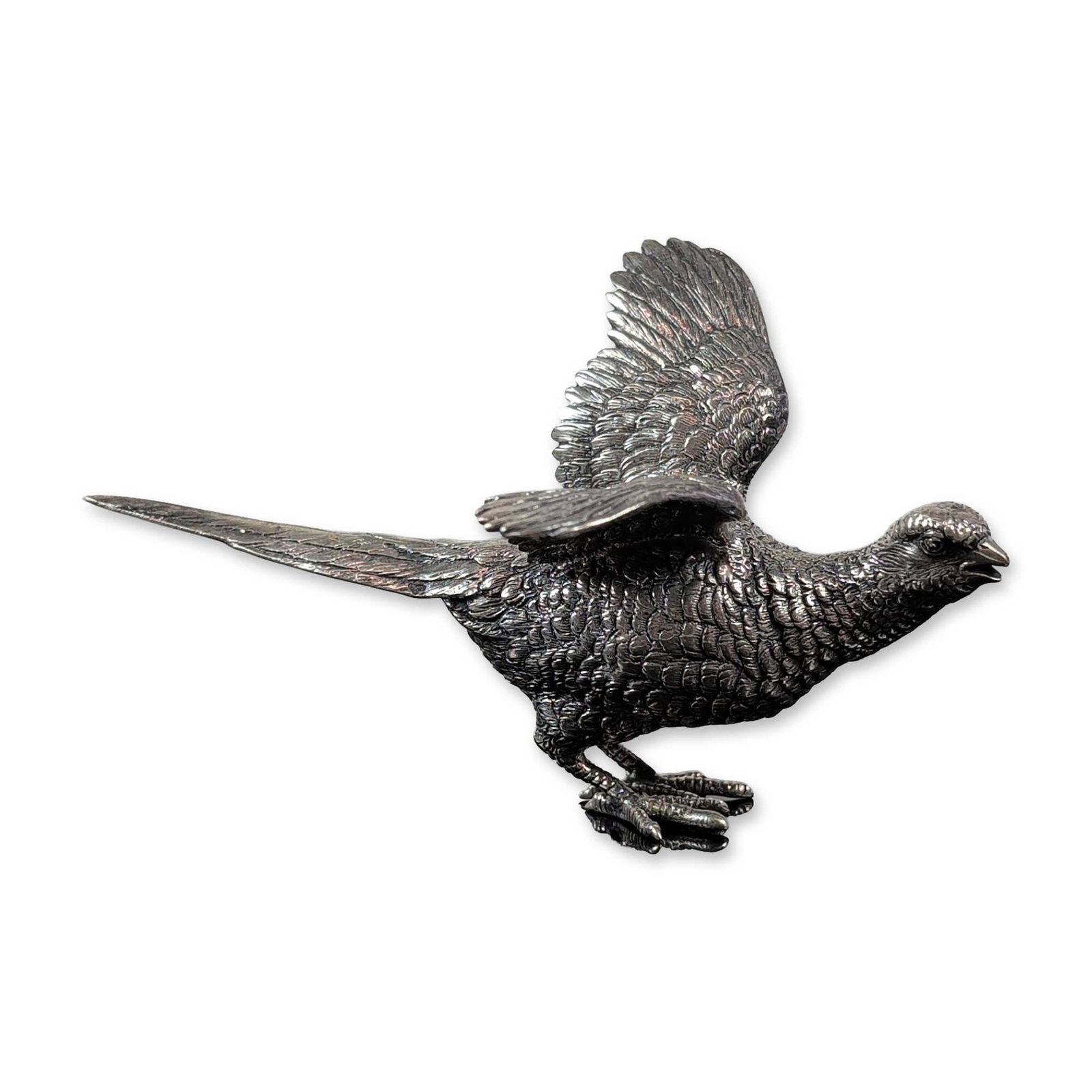 German .800 Silver Pheasant Figurine (1 of 5)