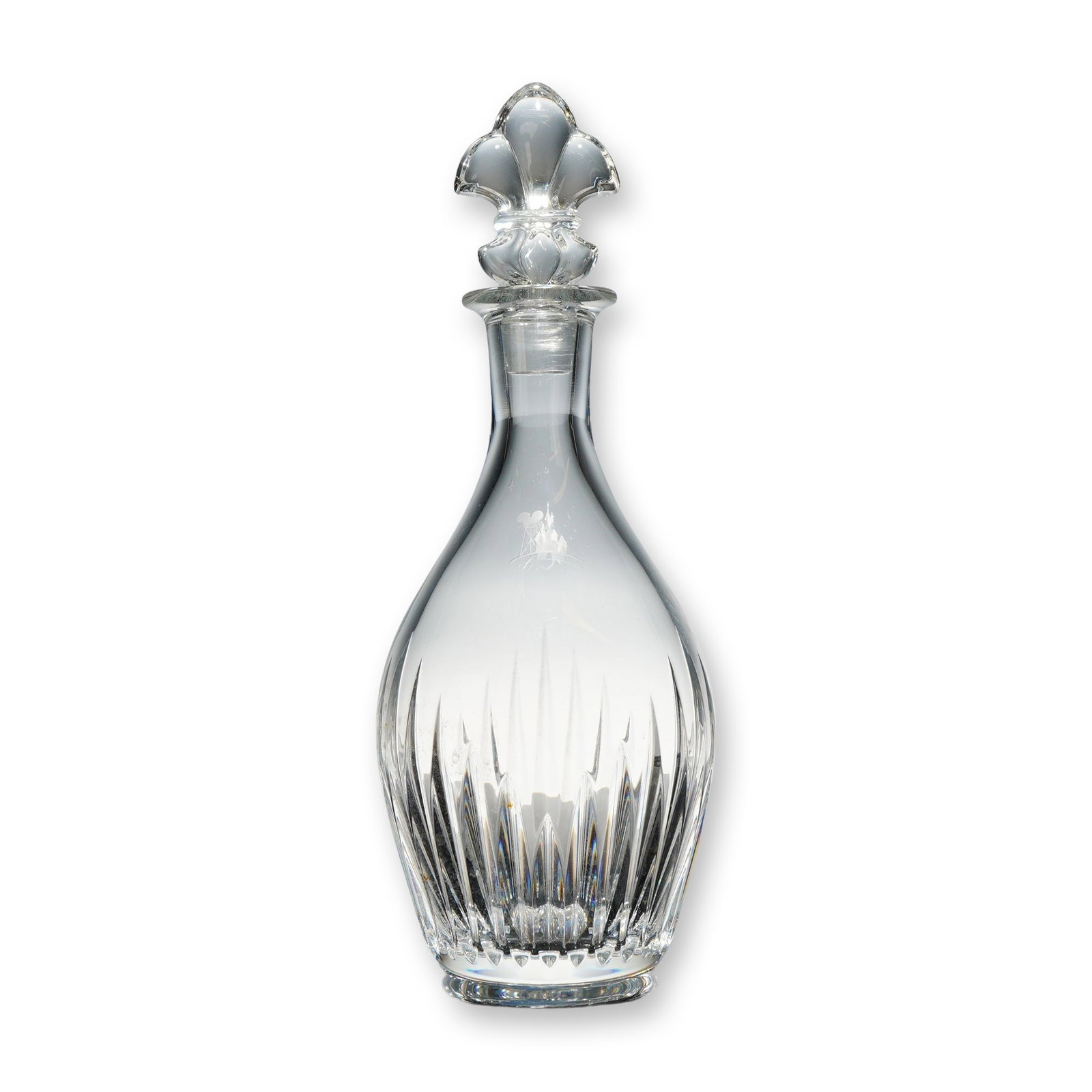 Baccarat Crystal Disney Parks Commemorative Decanter with Stopper, Massena Pattern (1 of 5)