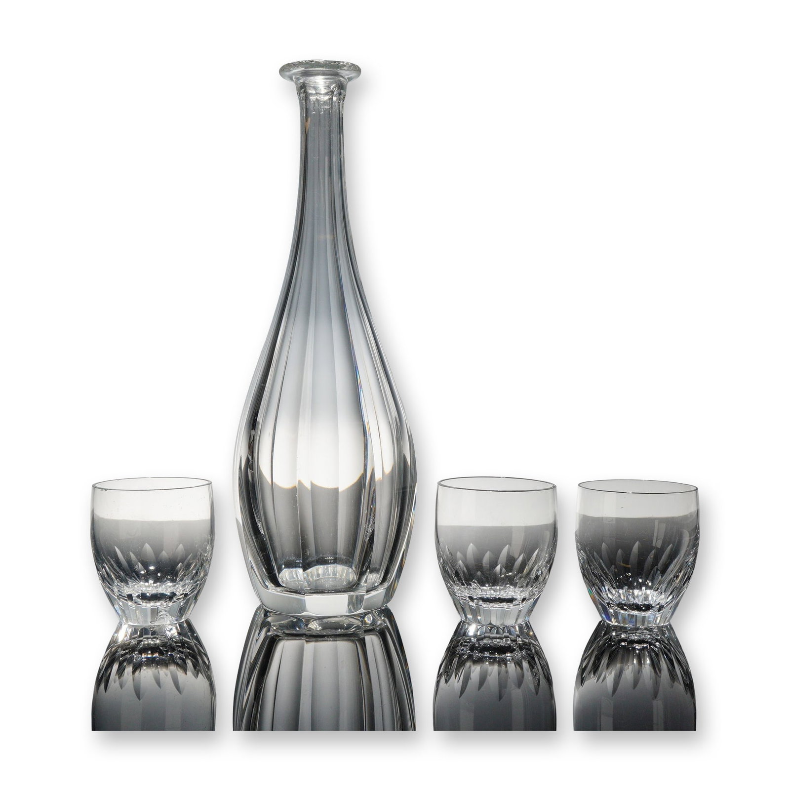 Set of Four Baccarat Massena Crystal Decanter and Cordial Set (1 of 3)