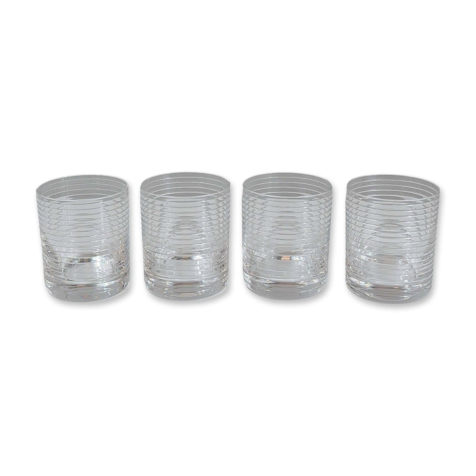 4pc Tiffany & Co. Ribbed Crystal Glasses (1 of 5)
