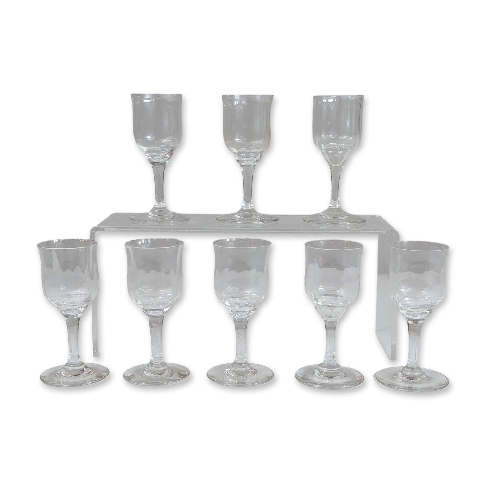 8pc Baccarat French Crystal Cordial Glasses (1 of 5)