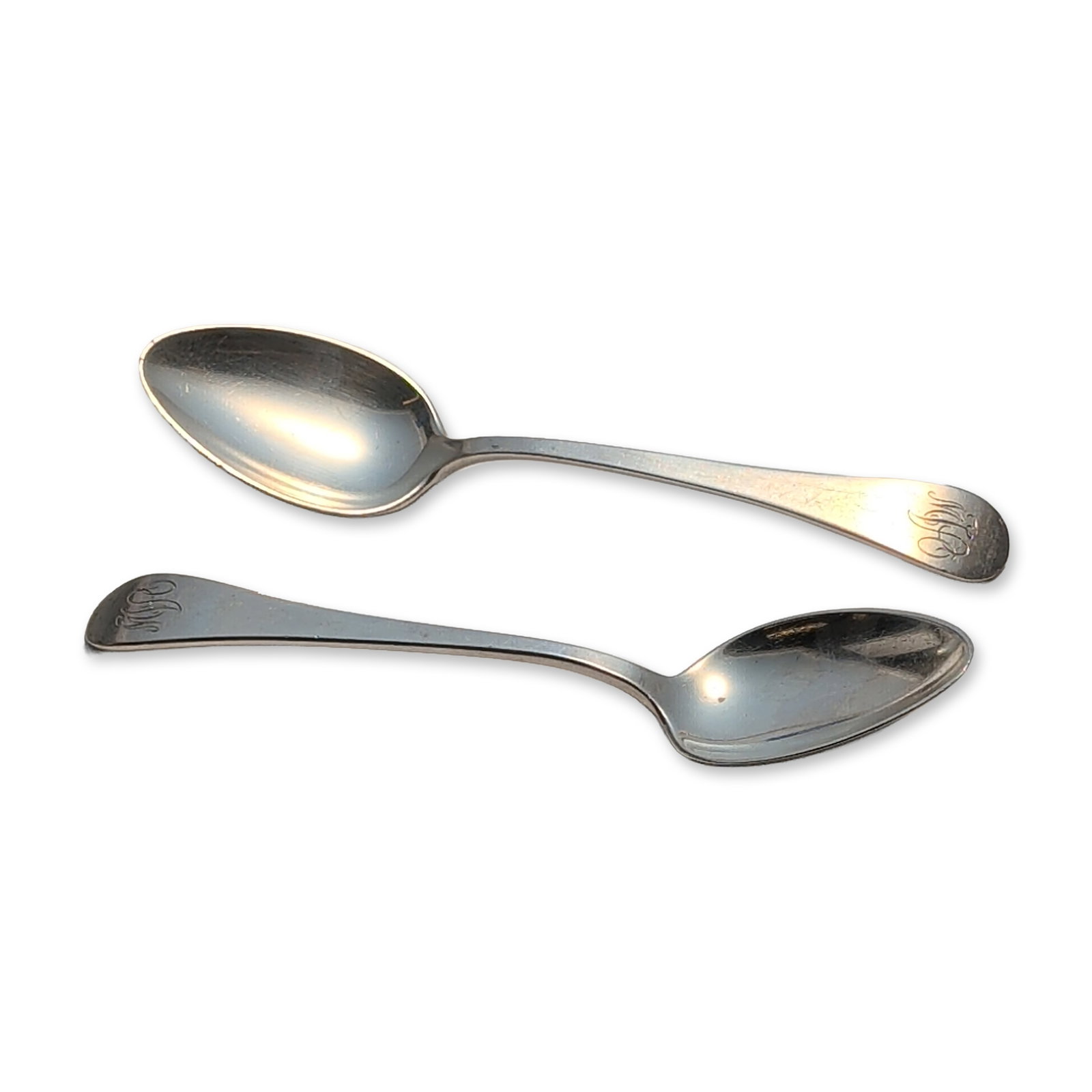 2pc Tuttle Silver Company Sterling Silver Teaspoons, Hannah Hull (1 of 5)