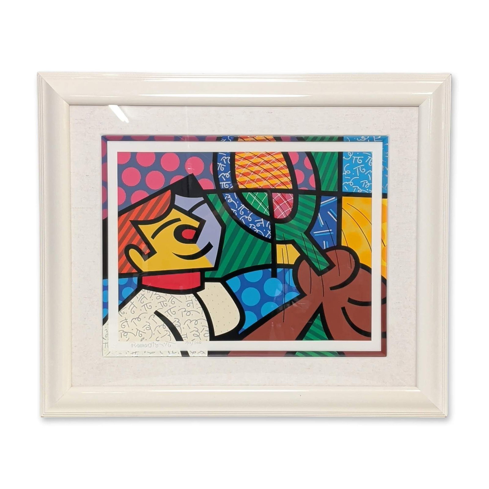 Romero Britto (Brazilian, b. 1963), Serigraph on Paper, Tennis Suite-Boy, Signed & Numbered (1 of 6)