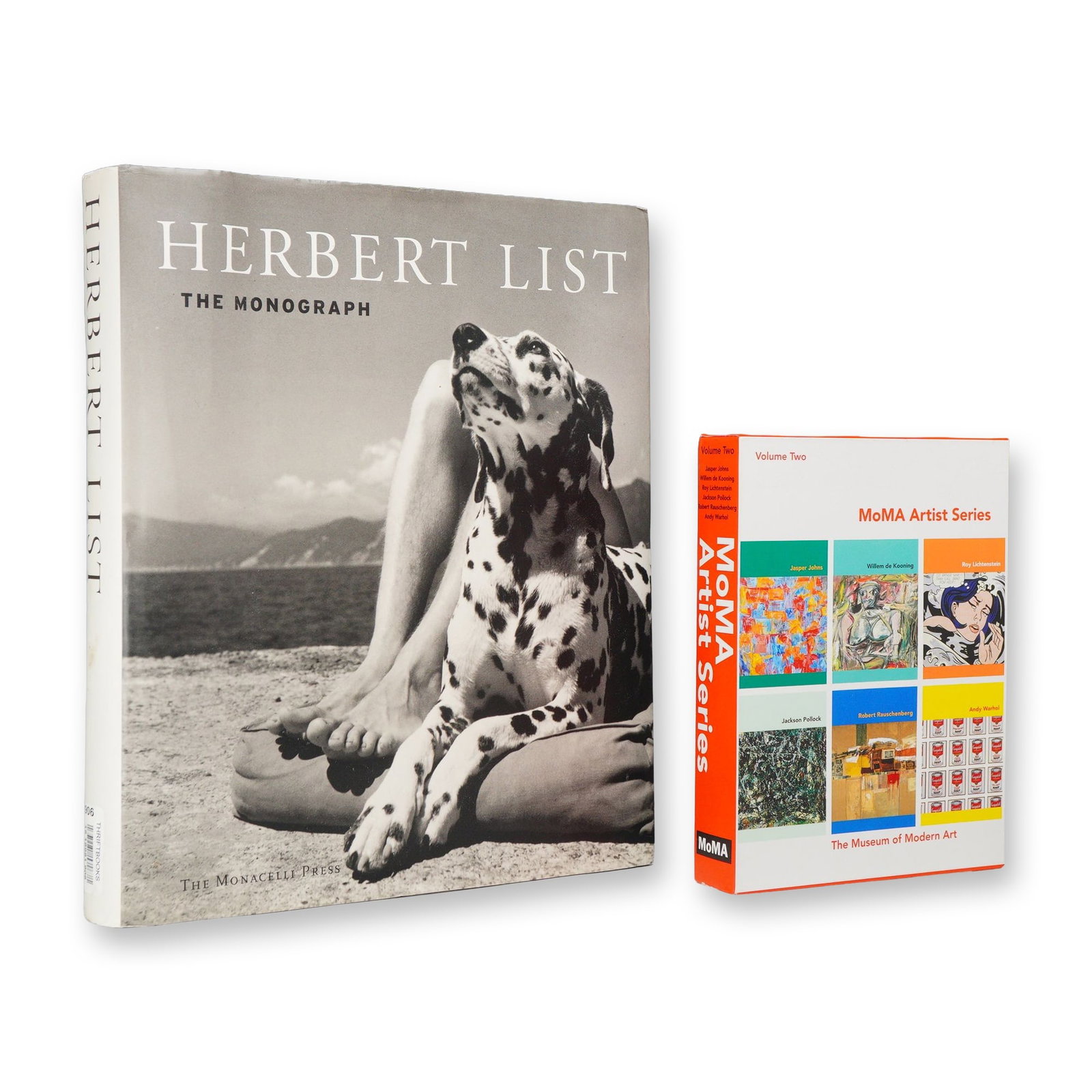 Lot of Two Hardbound Books including Herbert List The Monograph and MoMA Artist Series Vol. 2 (1 of 6)