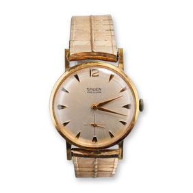 Gruen Precision 510 Gold-Plated Manual Wind Wristwatch