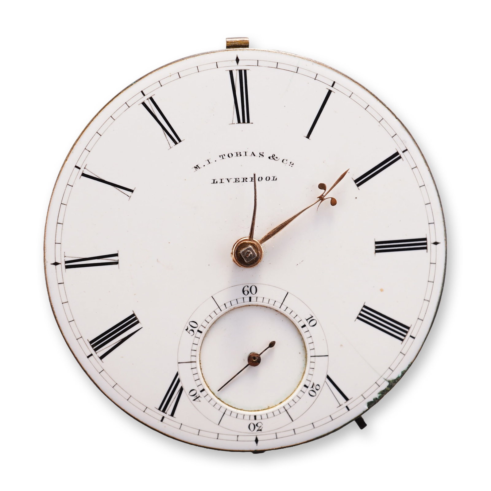 M.I. Tobias and Co Liverpool Fusee Pocket Watch Movement (1 of 3)