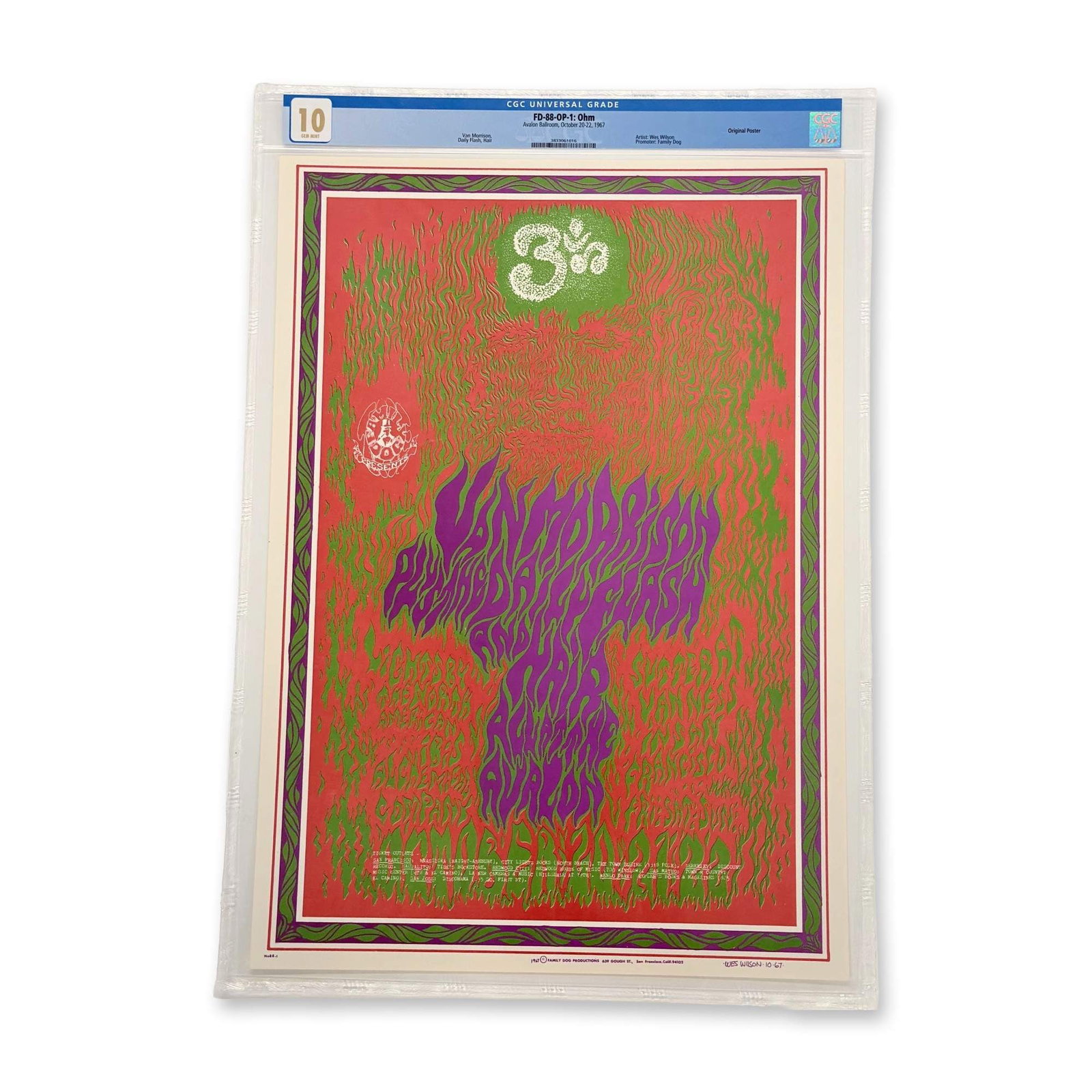 Wes Wilson (American, 1937-2020), "Ohm" (FD-88) Poster (1 of 3)