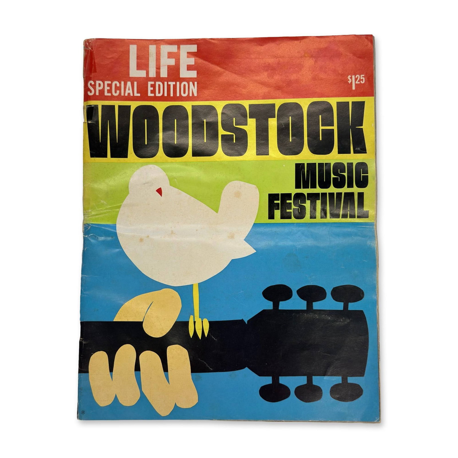 LIFE. Woodstock Music Festival. Time Inc., 1969. Special Edition.: Original 1969 LIFE Magazine Special Edition, Woodstock Music Festival. Softcover magazine released by Time Inc. shortly after the historic August 1969 festival to document the event through extensive 
