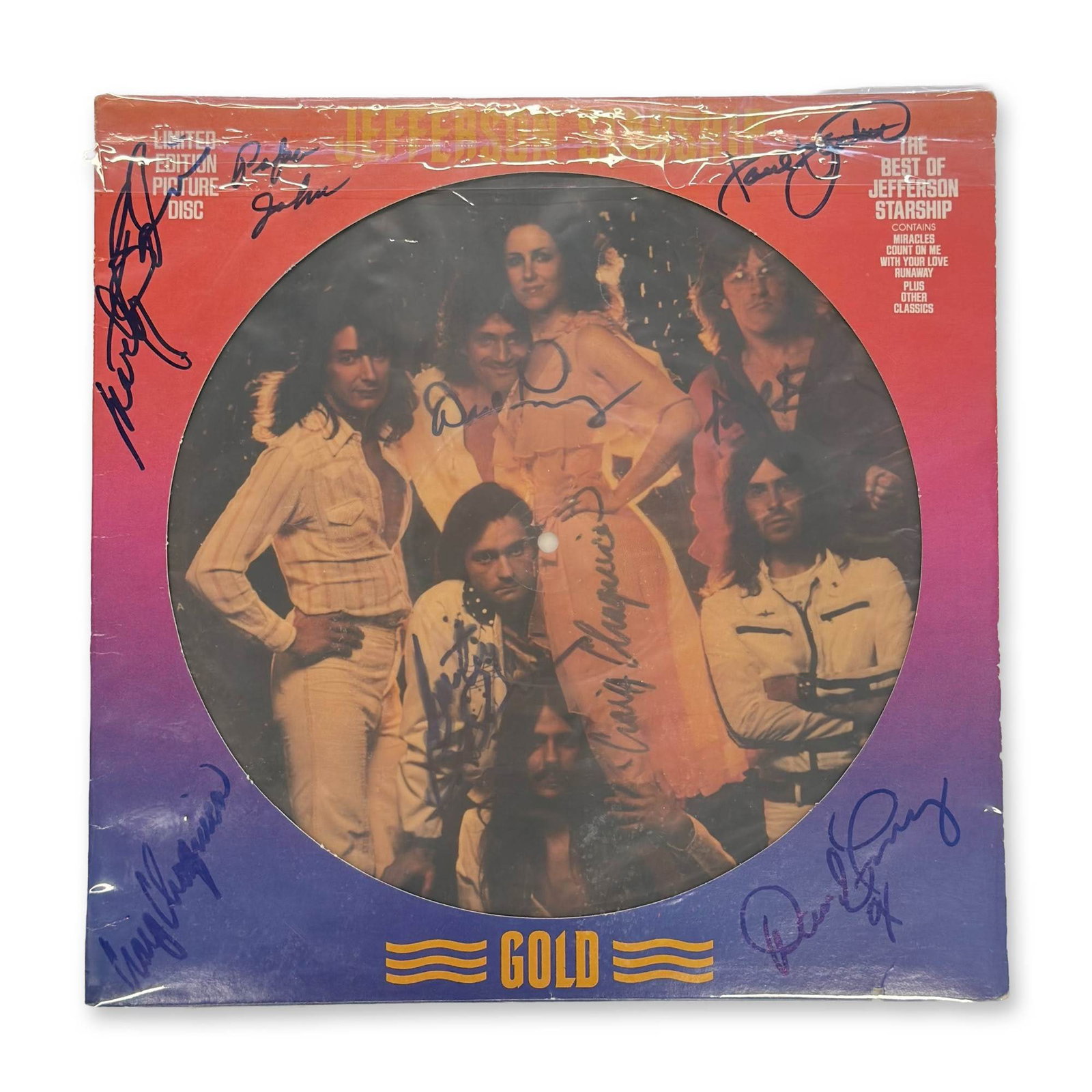 Signed Jefferson Starship Gold Limited Edition Picture Disc (1 of 5)