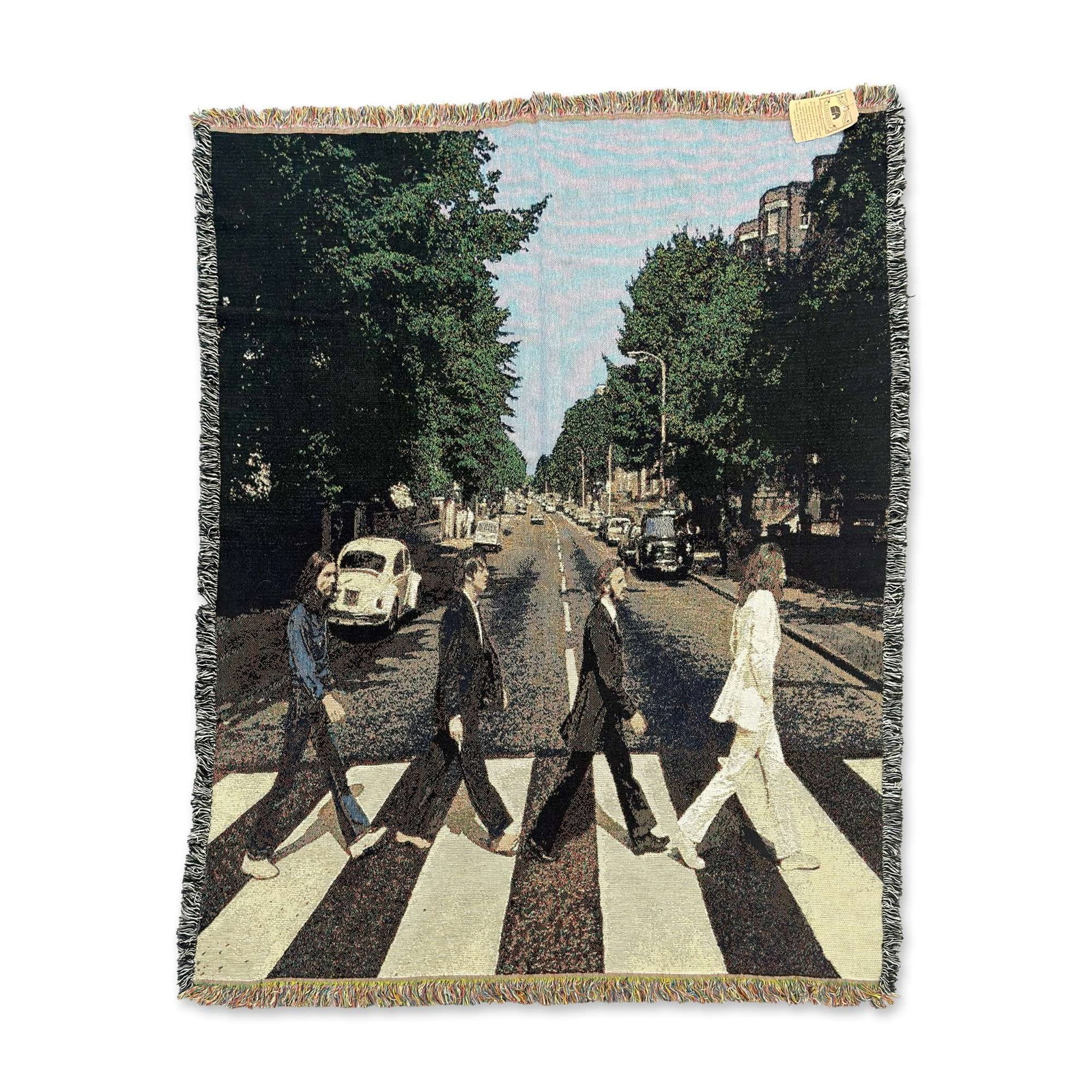 The Rug Barn, Beatles Abbey Road Woven Tapestry Blanket (1 of 6)