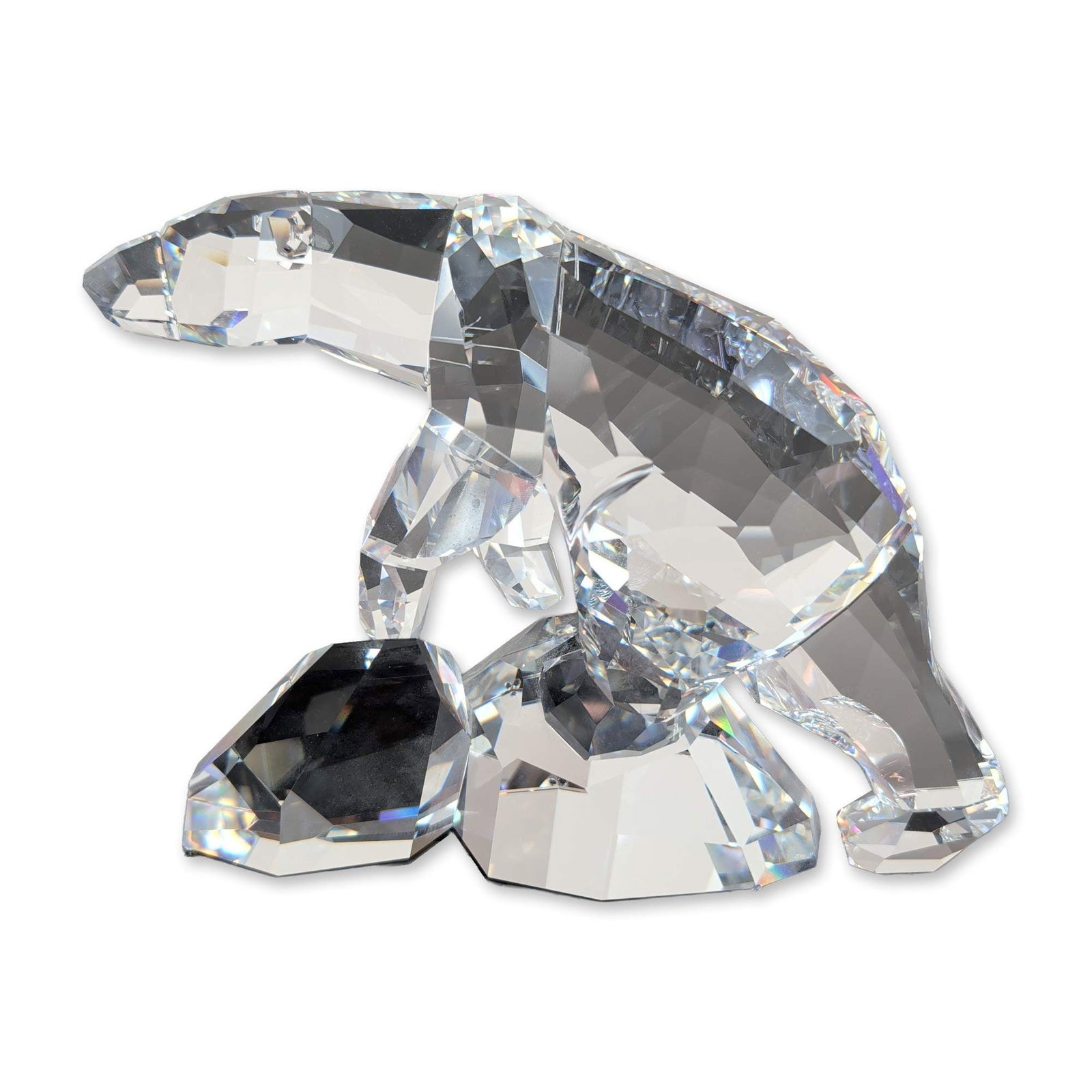 Swarovski Crystal Figurine, Polar Bear Nanuc (1 of 4)