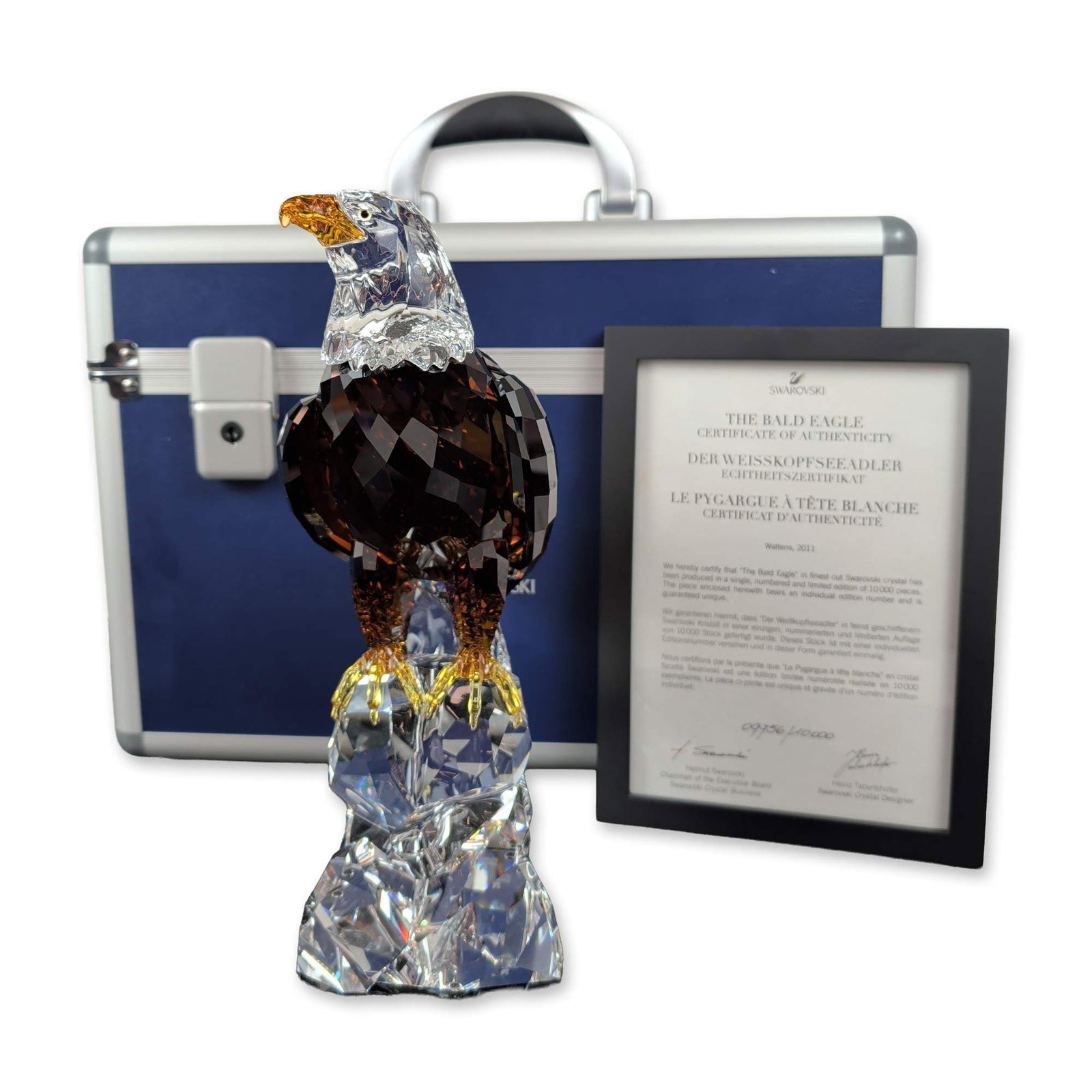 Swarovski Limited Edition 2011 Crystal Bald Eagle Figurine (1 of 8)