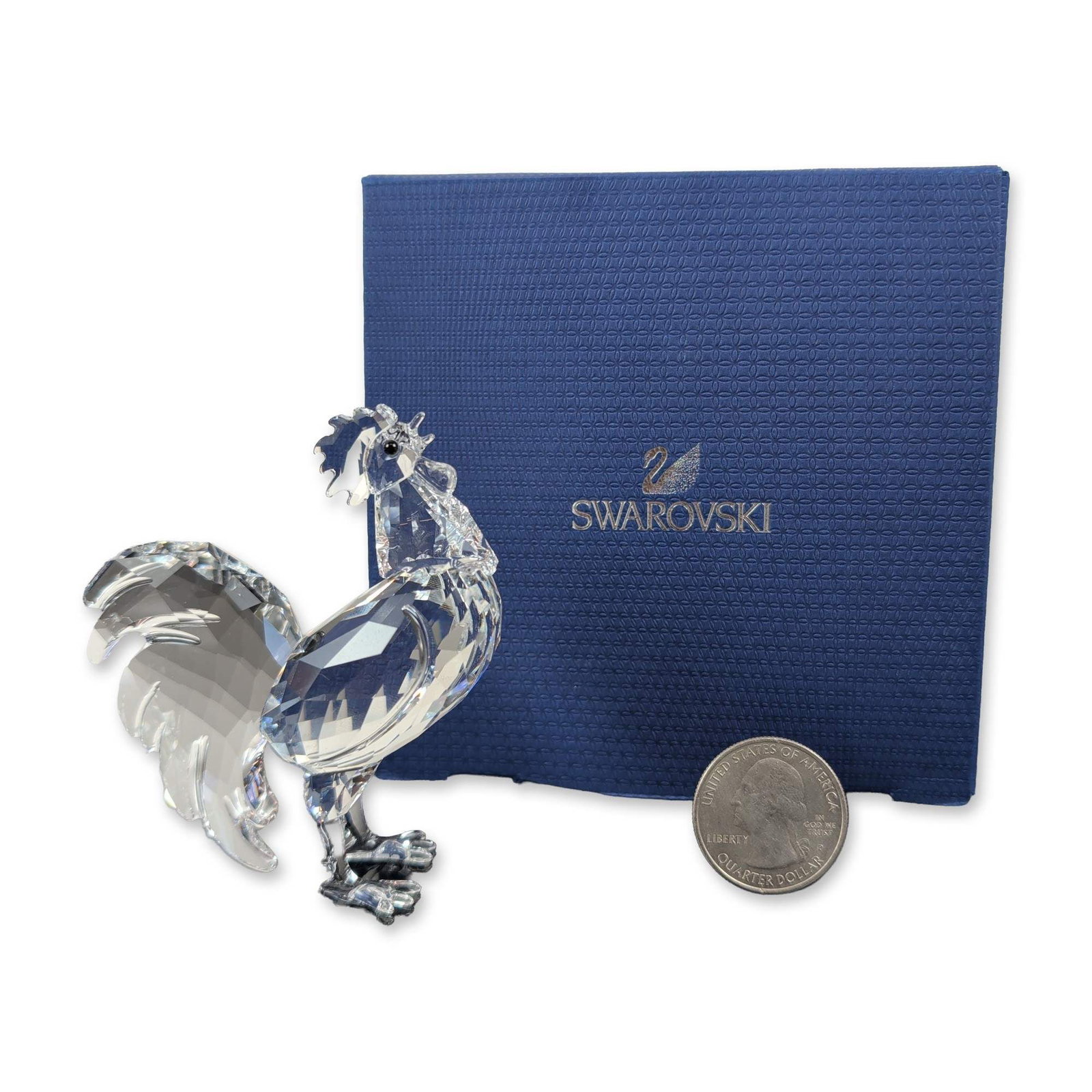 Swarovski Austrian Faceted Crystal Rooster Figurine (1 of 4)