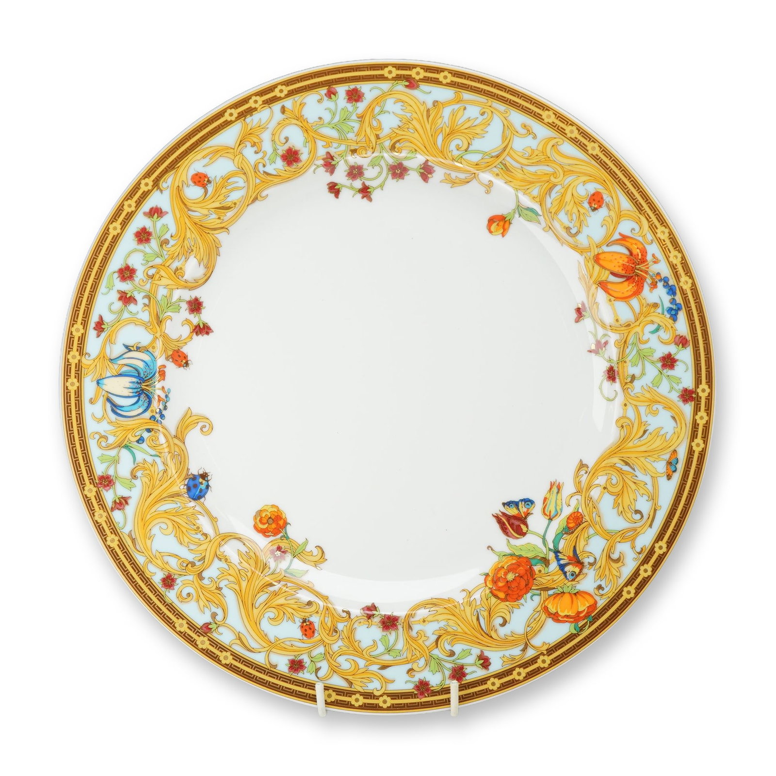 Rosenthal Versace Le Jardin de Versace Porcelain Dinner Plate (1 of 3)