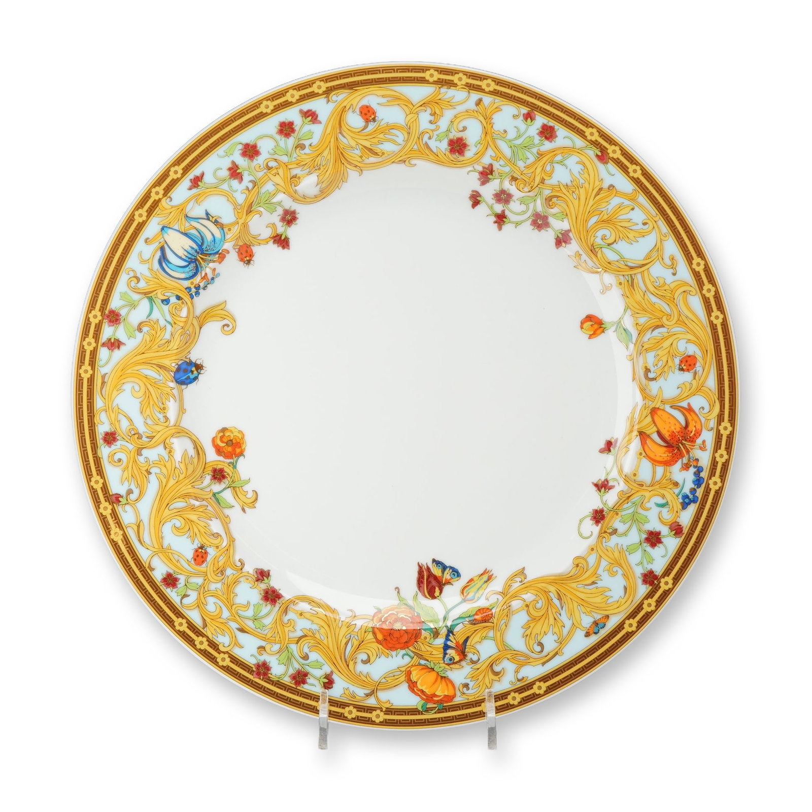 Rosenthal Versace Le Jardin Porcelain Dinner Plate (1 of 3)
