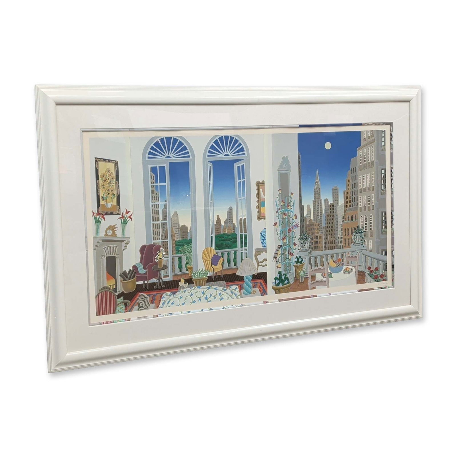 Thomas McKnight (American, b. 1941), Serigraph on Paper, Manhattan Fantasy, Signed & Numbered (1 of 6)