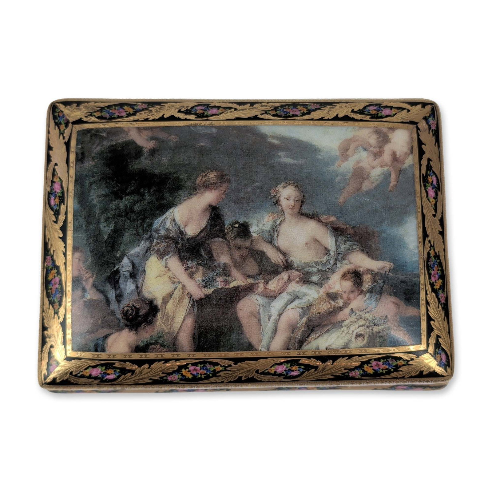 Bavaria Porcelain Mythological Scene Box (1 of 5)