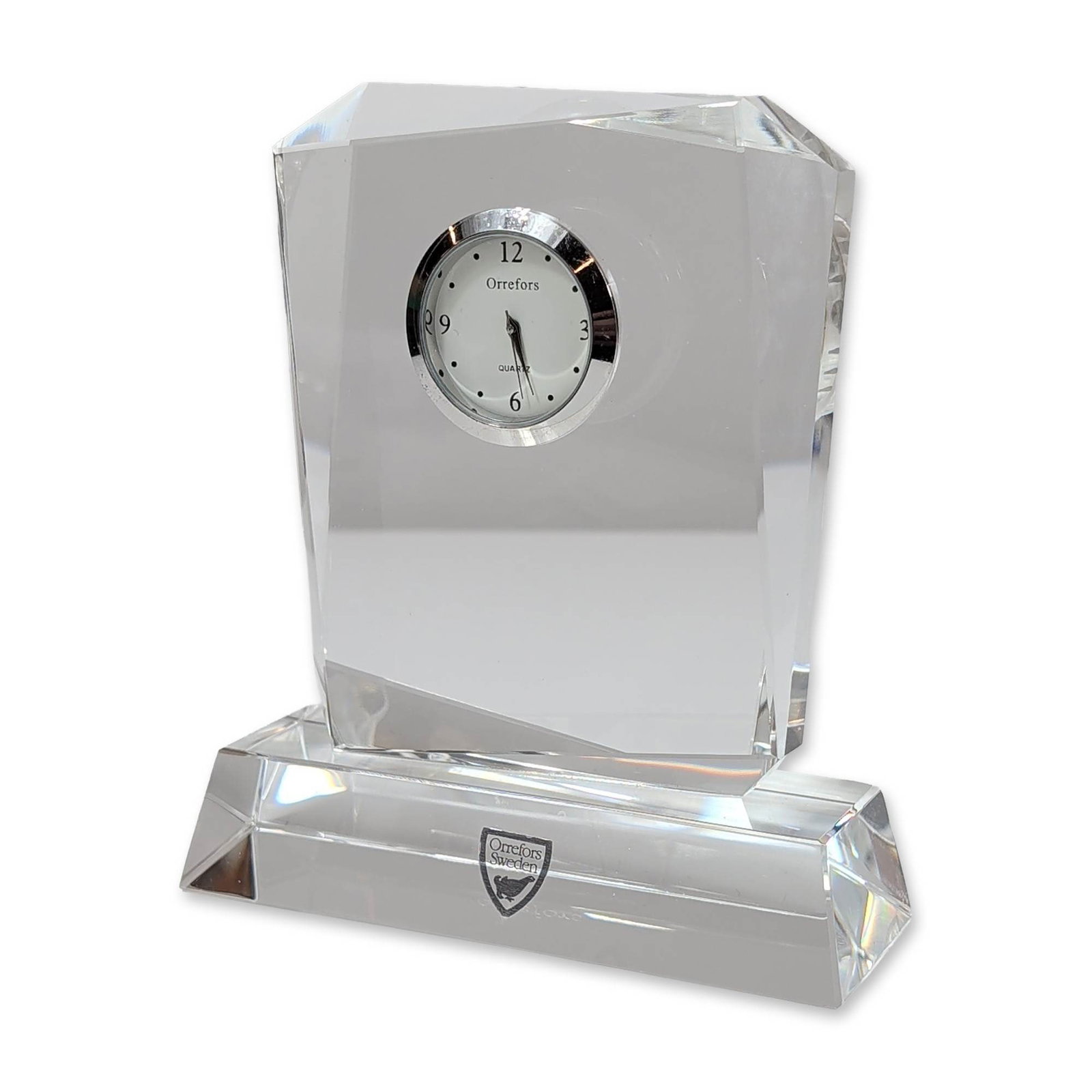 Orrefors Vision Design Crystal Desk Clock (1 of 6)