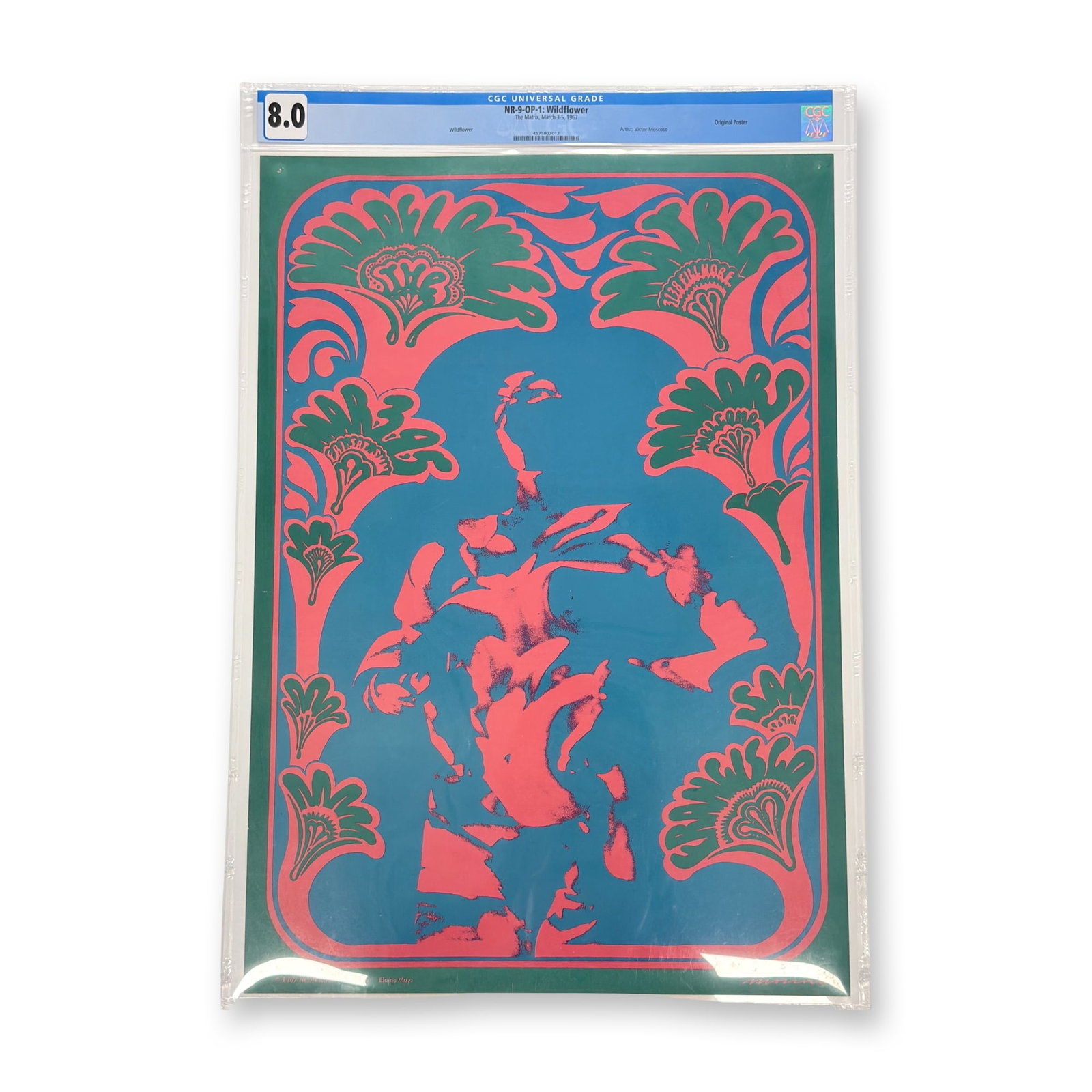 Victor Moscoso (American, b. 1936), "Wildflower" (NR-9) Poster (1 of 5)