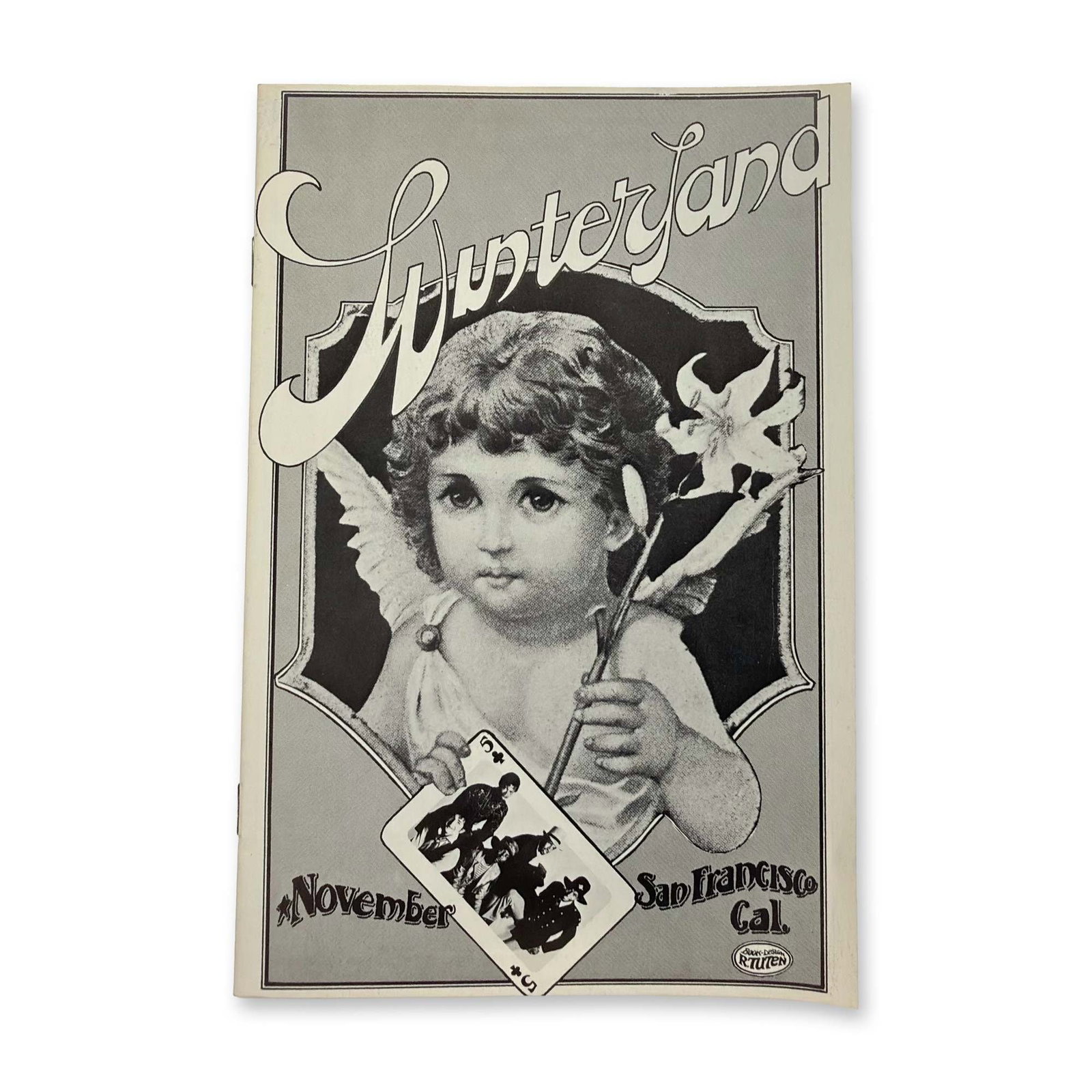 Winterland Concert Program November 1970. First Edition. (1 of 3)