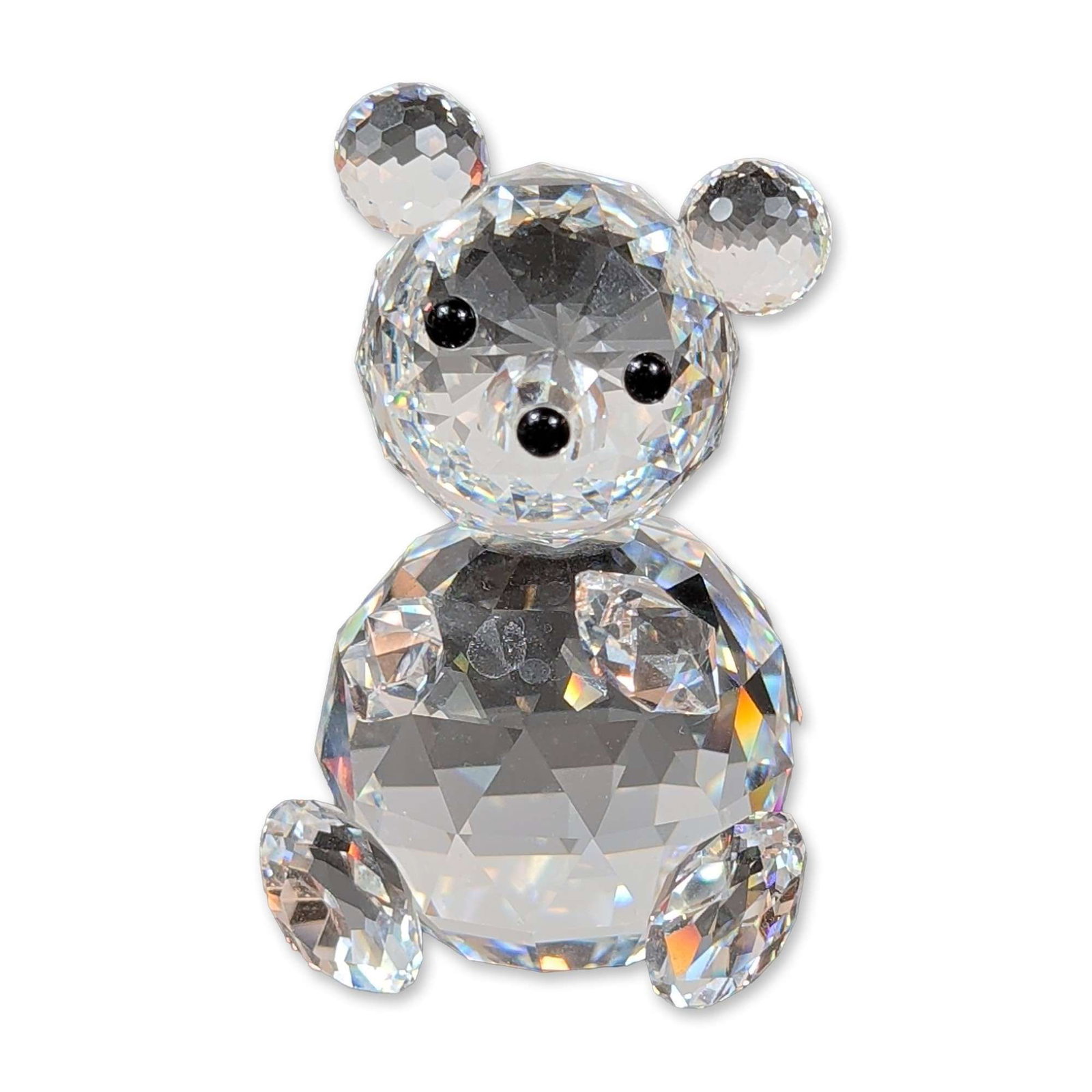 Swarovski Silver Crystal Seated Bear Figurine (1 of 5)