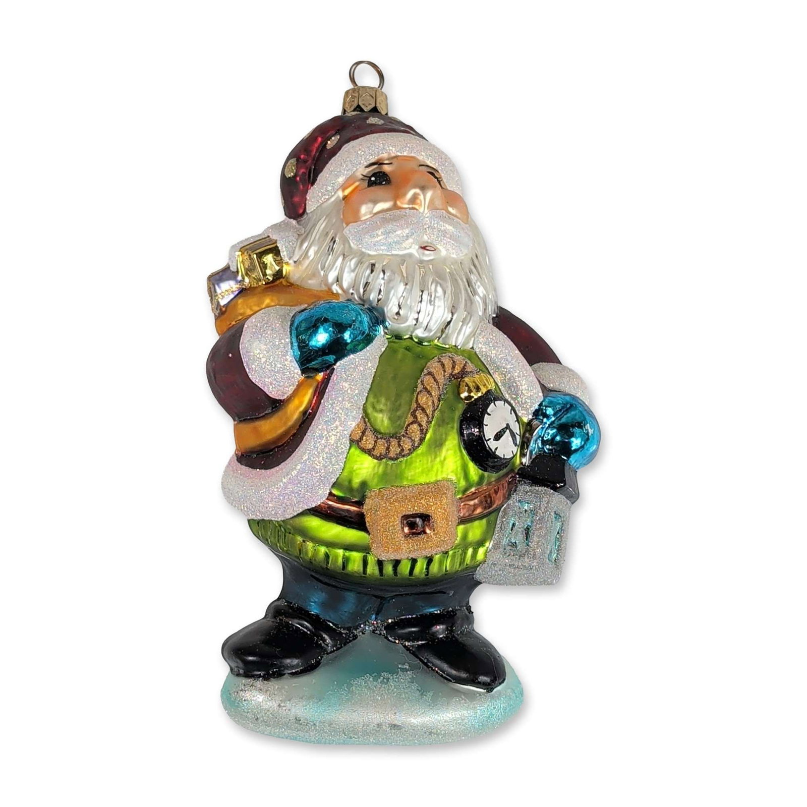 Christopher Radko Night Watch Santa Glass Ornament (1 of 4)