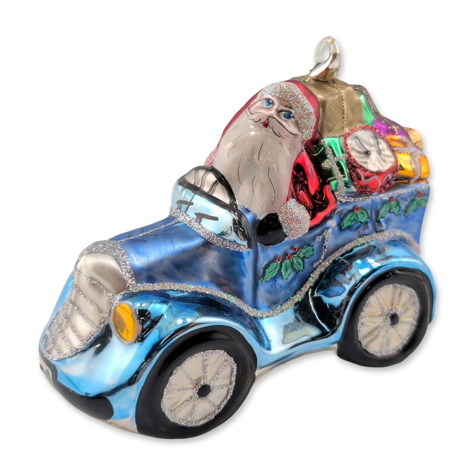 Christopher Radko Royal Roadster Santa Ornament (1 of 4)