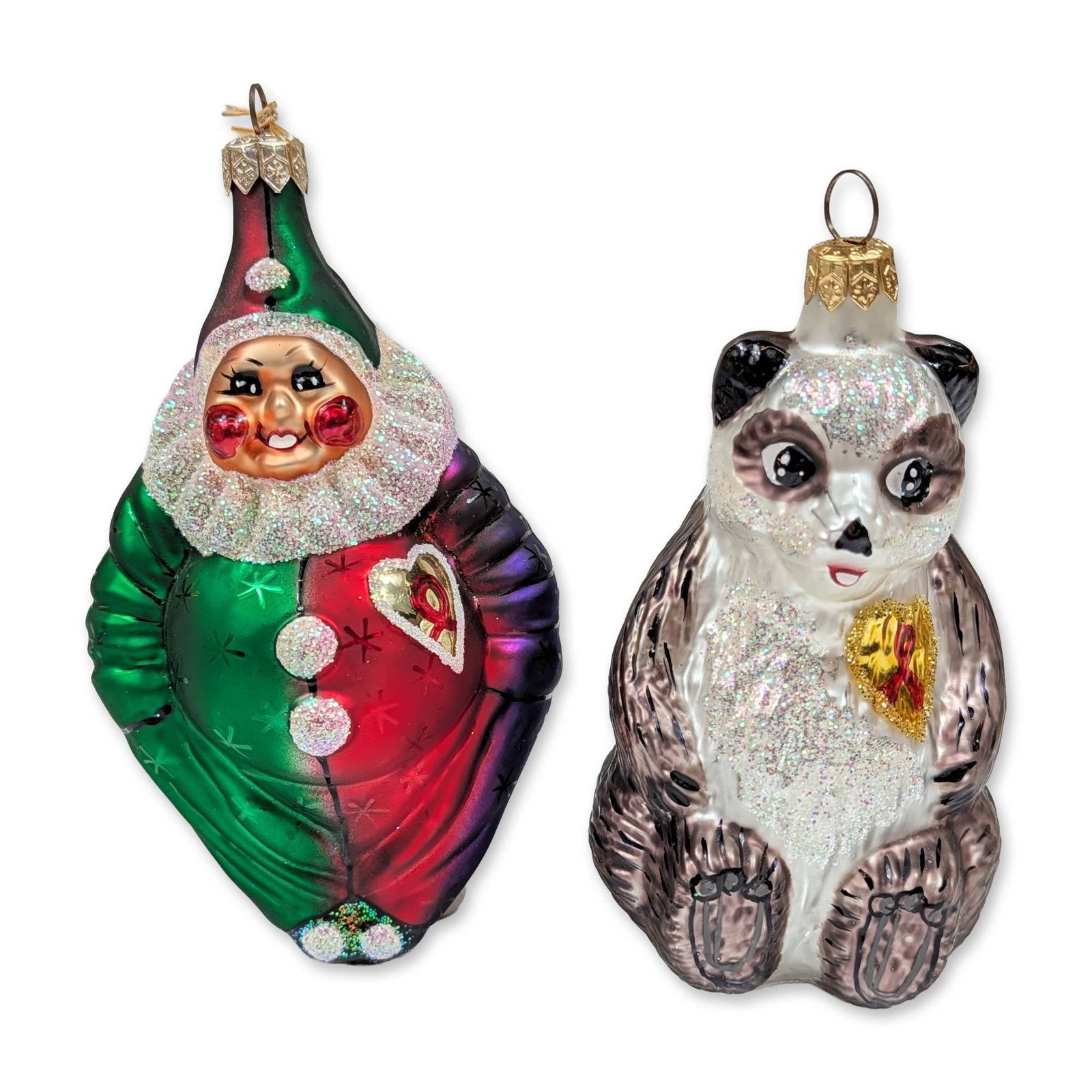 2pc Christopher Radko Glass Ornaments (1 of 4)