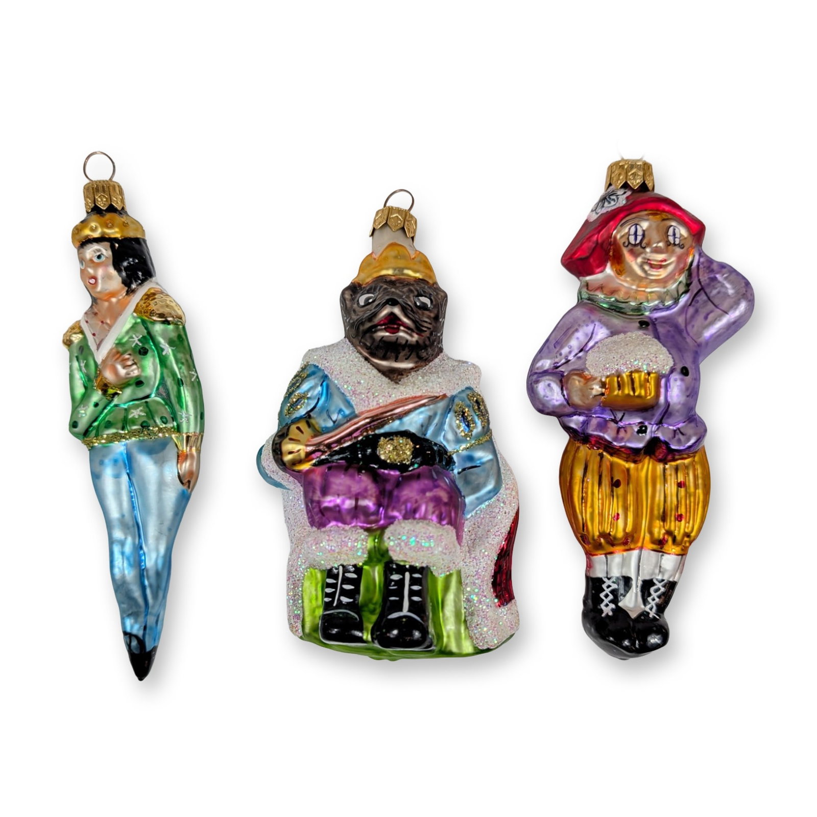 3pc Christopher Radko Nutcracker Suite II Glass Ornaments (1 of 4)